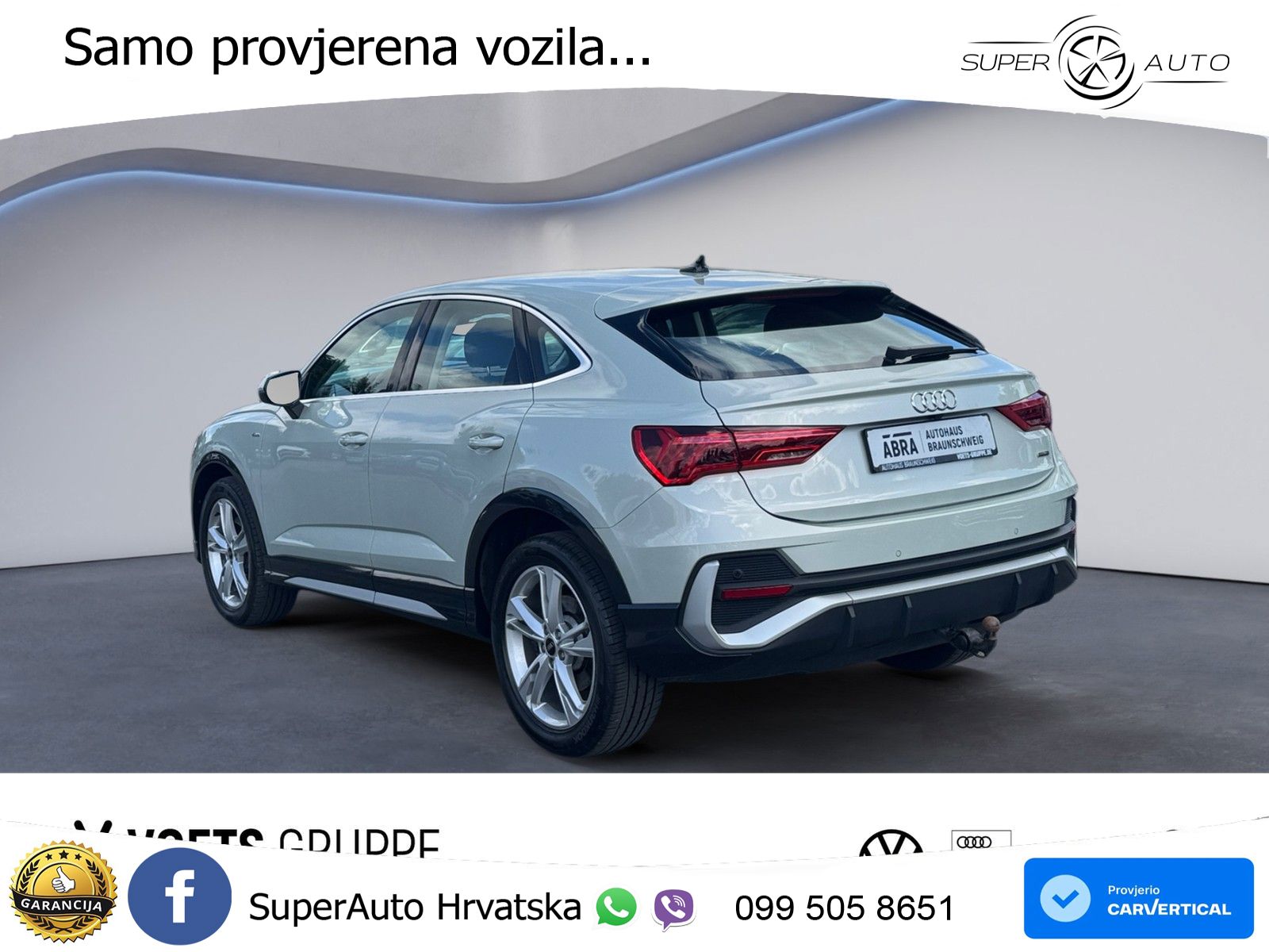 Audi Q3 Sportback 40 TDI (200 KS) quattro S tronic S line MATRIX+GR SJED+KAM
