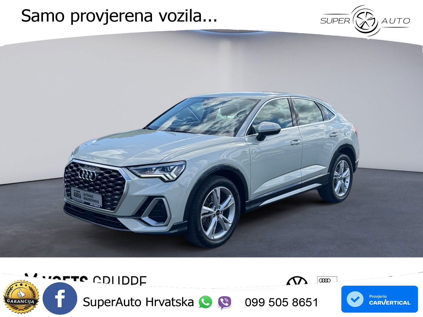 Audi Q3 Sportback 40 TDI (200 KS) quattro S tronic S line MATRIX+GR SJED+KAM