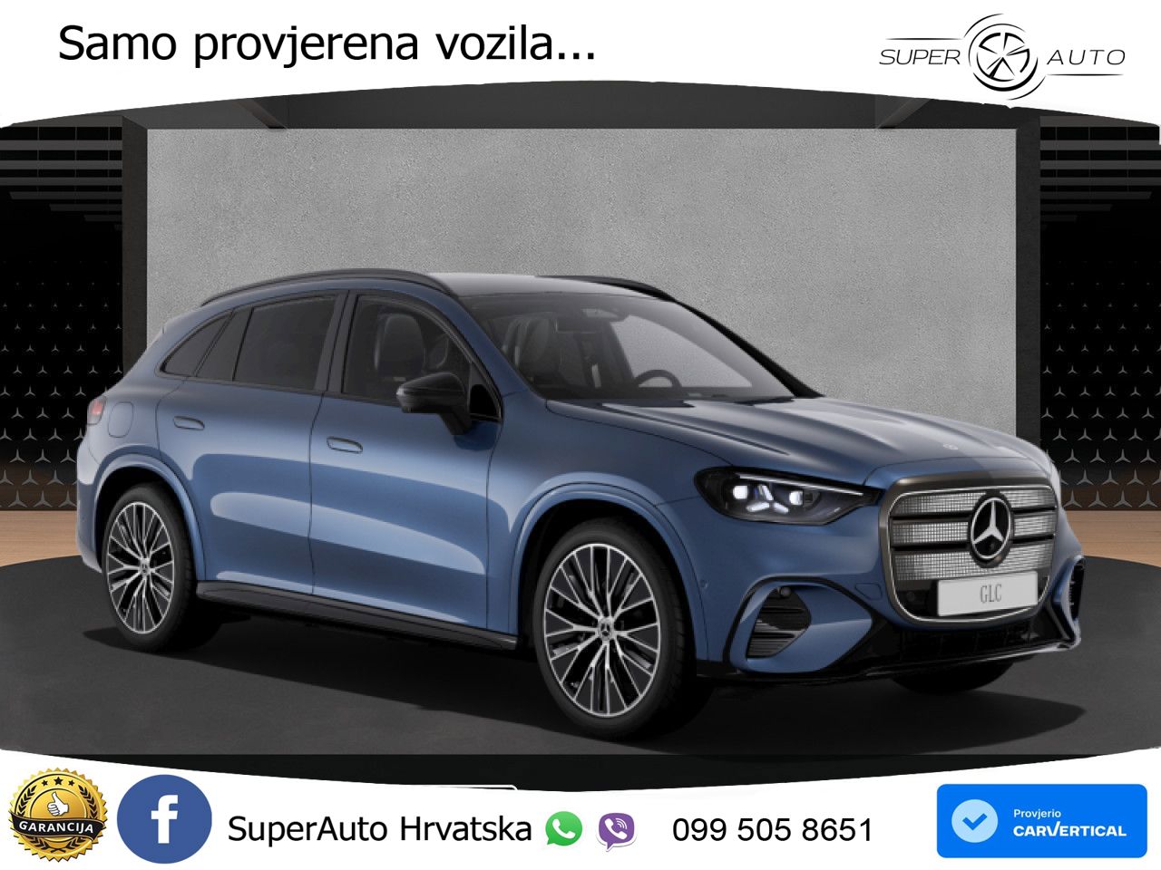 Mercedes GLC 400 94 kWh (489 KS) 4MATIC EQ Technology AMG ZRAČNI+ACC+GR SJED+KAM+PANO