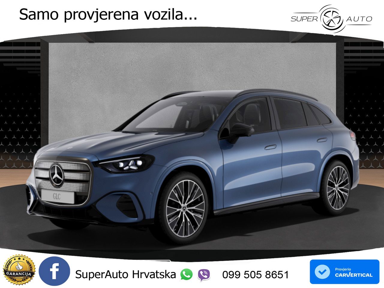 Mercedes GLC 400 94 kWh (489 KS) 4MATIC EQ Technology AMG ZRAČNI+ACC+GR SJED+KAM+PANO