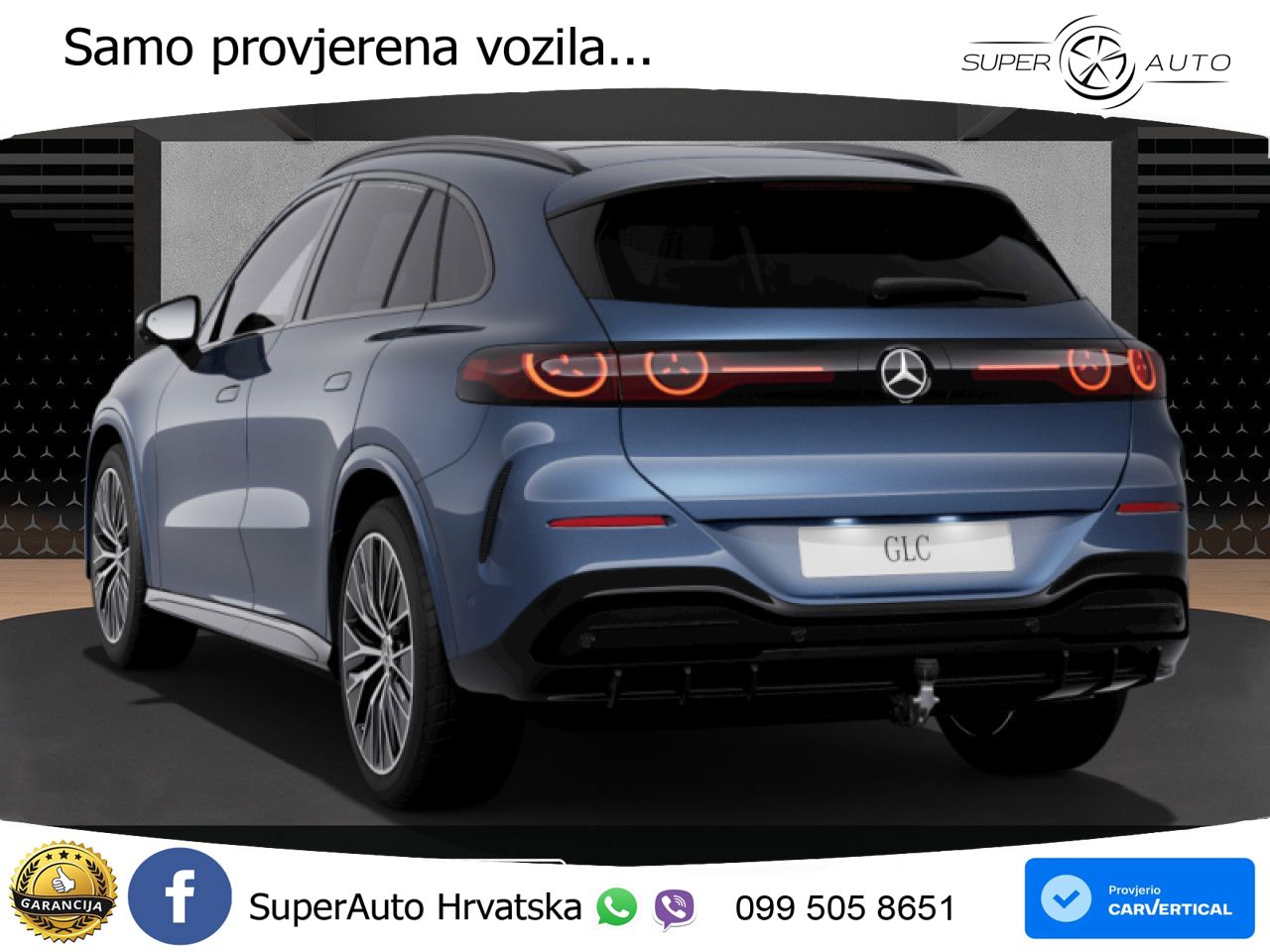 Mercedes GLC 400 94 kWh (489 KS) 4MATIC EQ Technology AMG ZRAČNI+ACC+GR SJED+KAM+PANO