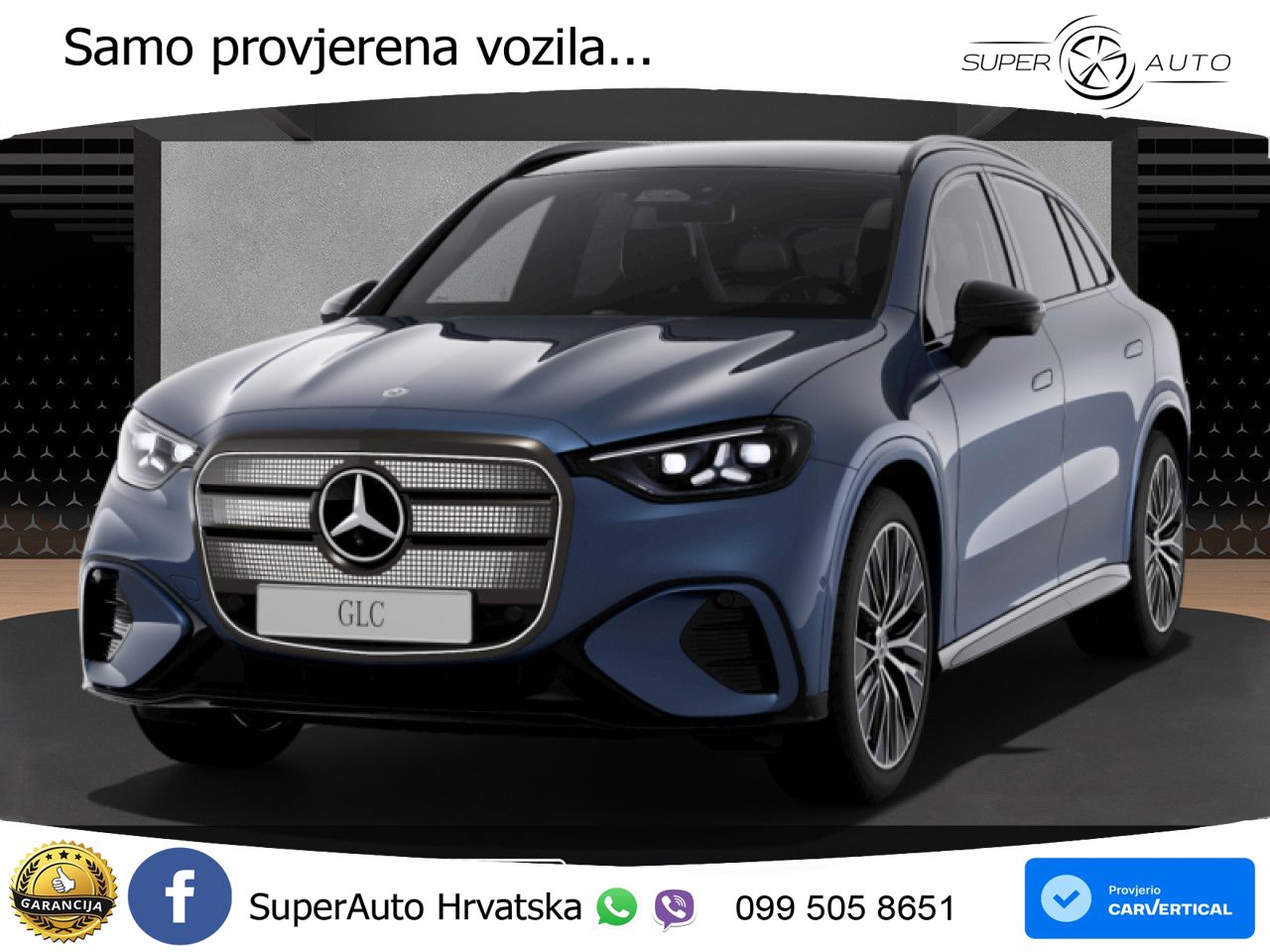 Mercedes GLC 400 94 kWh (489 KS) 4MATIC EQ Technology AMG ZRAČNI+ACC+GR SJED+KAM+PANO