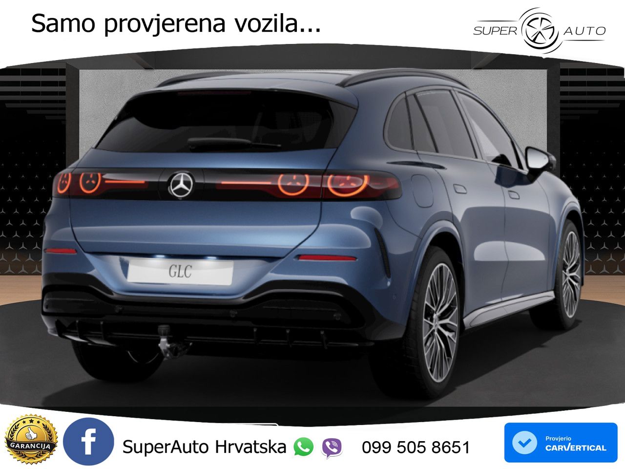Mercedes GLC 400 94 kWh (489 KS) 4MATIC EQ Technology AMG ZRAČNI+ACC+GR SJED+KAM+PANO