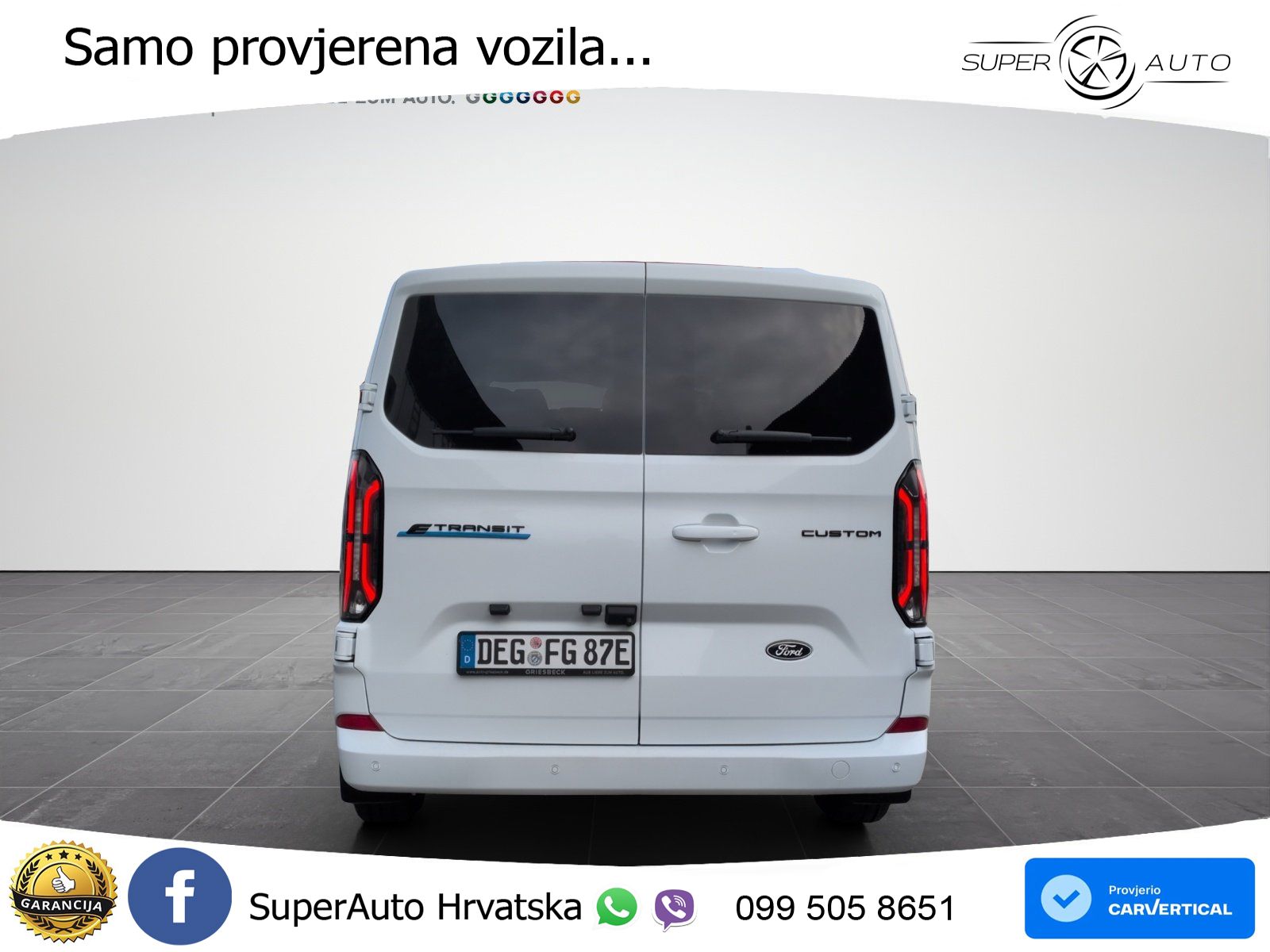 Ford Transit Custom Kombi BEV E 340 L1 Limited AHK 218 KS