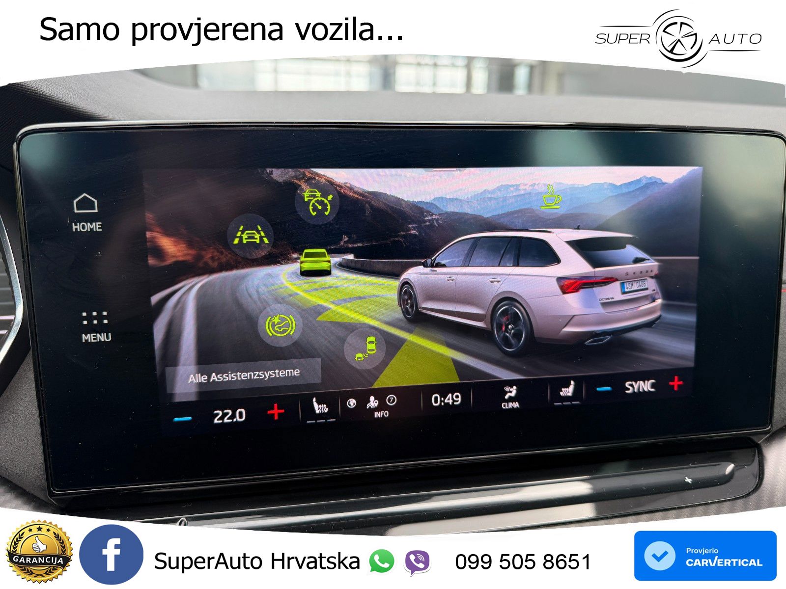 Škoda Octavia Combi RS 2.0 TDI (200 KS) 4x4 DSG LED+GR SJED+ACC