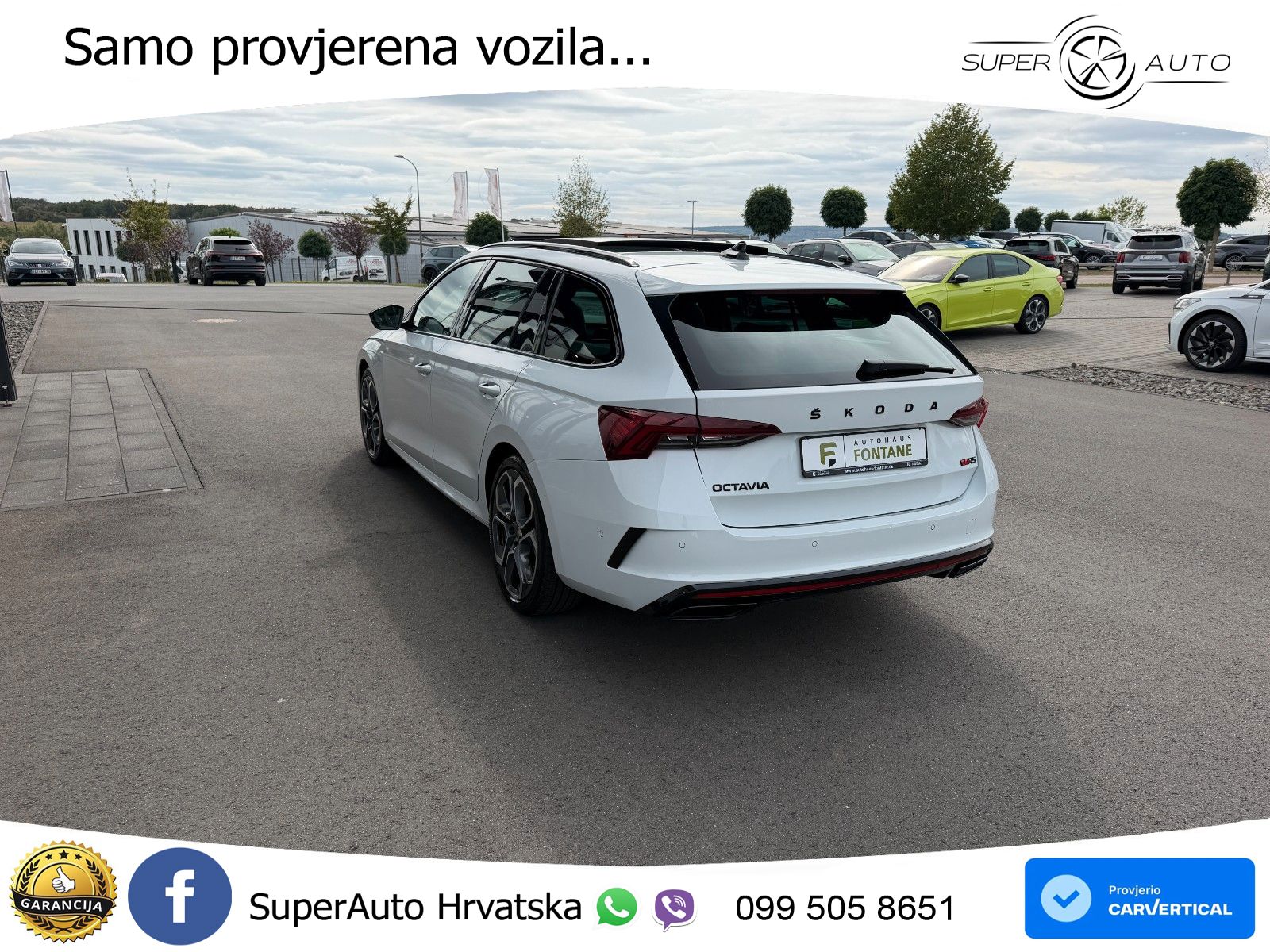 Škoda Octavia Combi RS 2.0 TDI (200 KS) 4x4 DSG LED+GR SJED+ACC