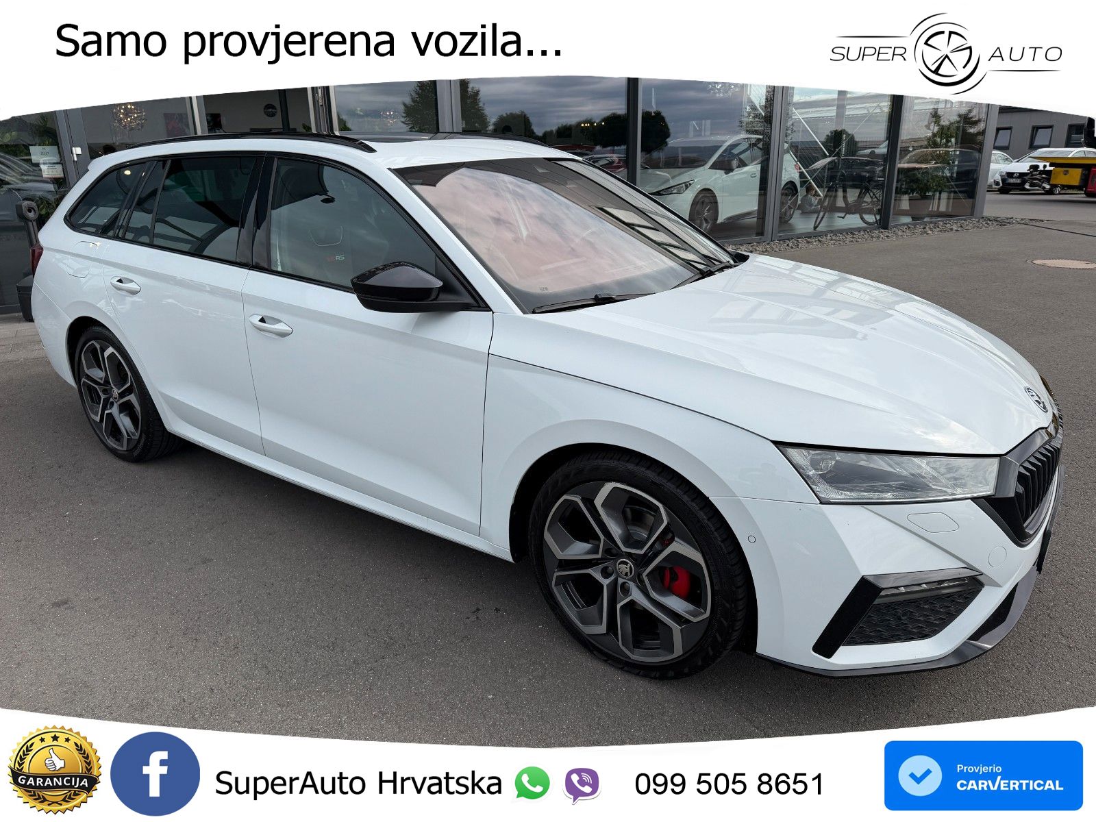 Škoda Octavia Combi RS 2.0 TDI (200 KS) 4x4 DSG LED+GR SJED+ACC