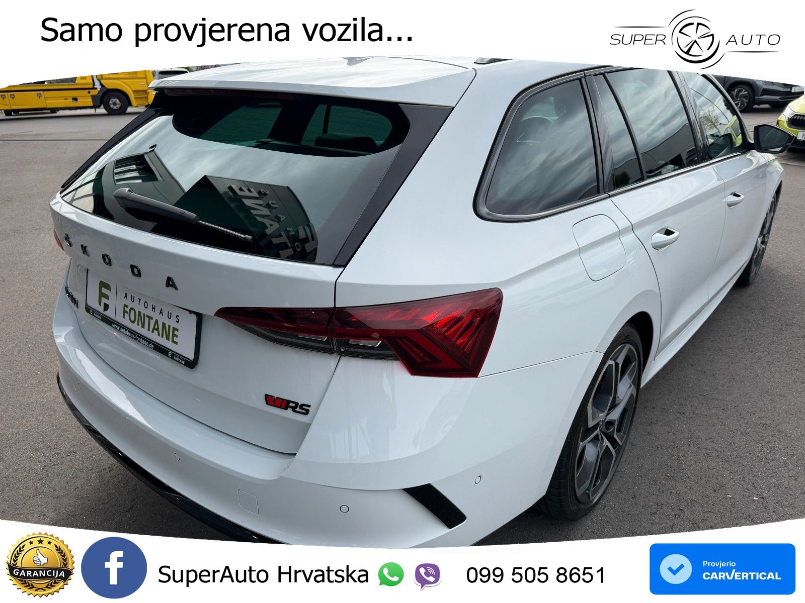 Škoda Octavia Combi RS 2.0 TDI (200 KS) 4x4 DSG LED+GR SJED+ACC