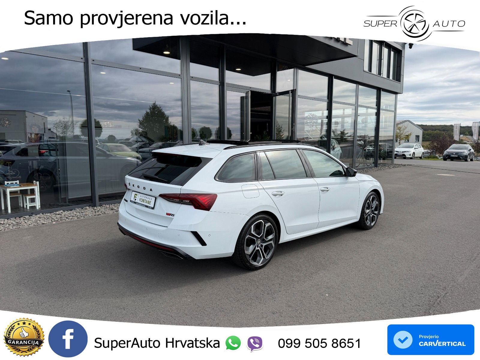 Škoda Octavia Combi RS 2.0 TDI (200 KS) 4x4 DSG LED+GR SJED+ACC