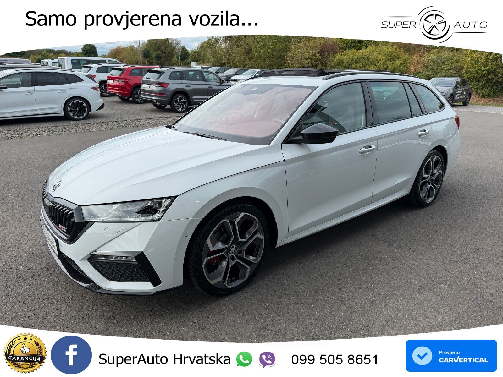 Škoda Octavia Combi RS 2.0 TDI (200 KS) 4x4 DSG LED+GR SJED+ACC