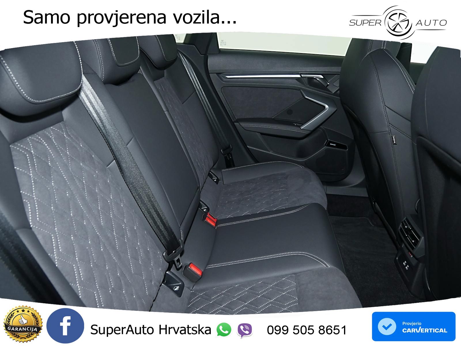 Audi A3 Sportback 40 TFSI e (204 KS) Plug-in Hybrid S tronic S line ACC+GR SJED+360+PANO