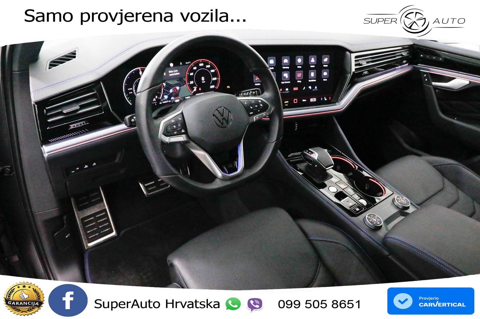 Volkswagen Touareg R 3.0 V6 TFSI (462 KS) 4MOTION Tiptronic ZRAČNI+ACC+4xGR SJED+KAM