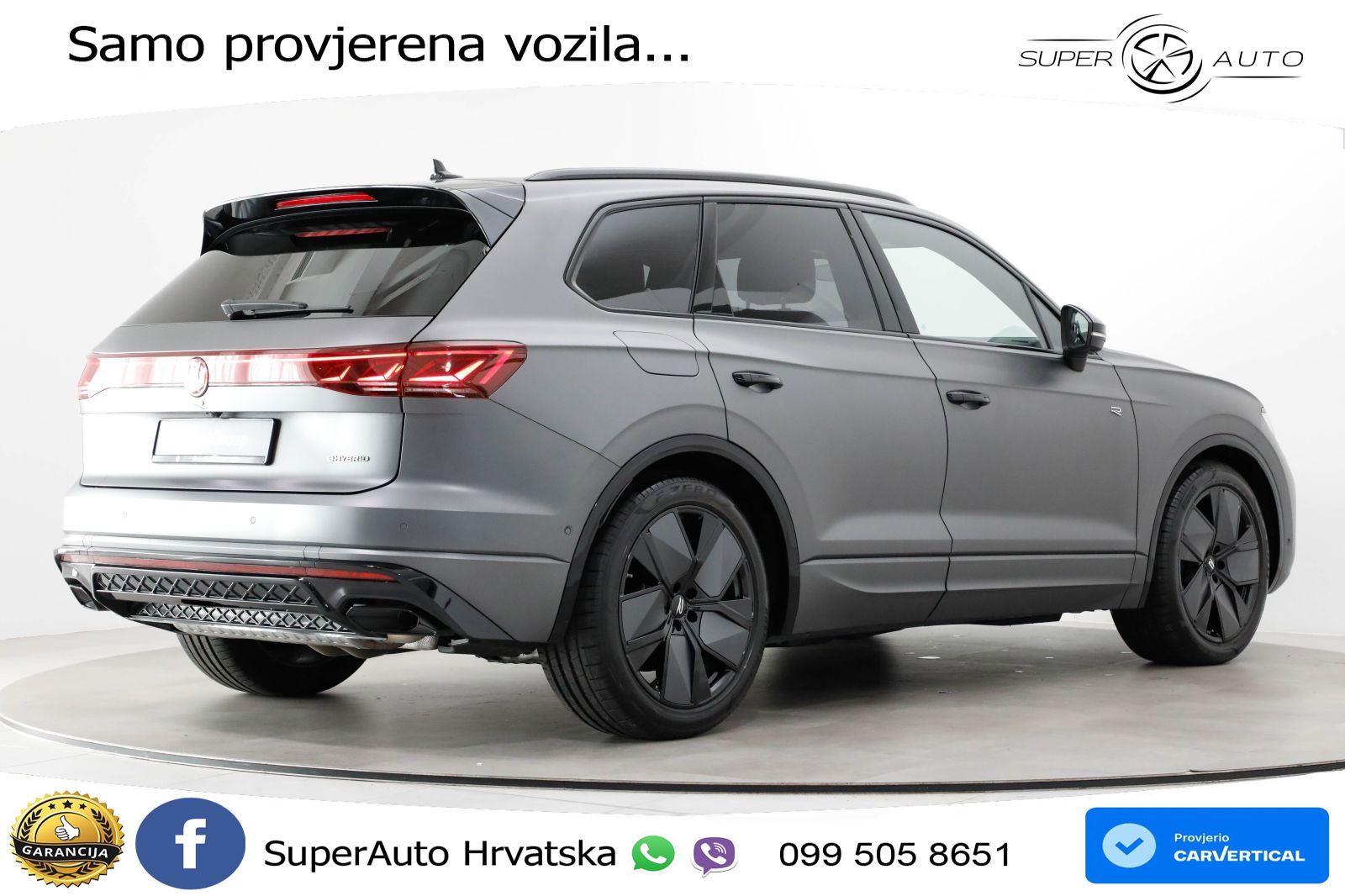 Volkswagen Touareg R 3.0 V6 TFSI (462 KS) 4MOTION Tiptronic ZRAČNI+ACC+4xGR SJED+KAM