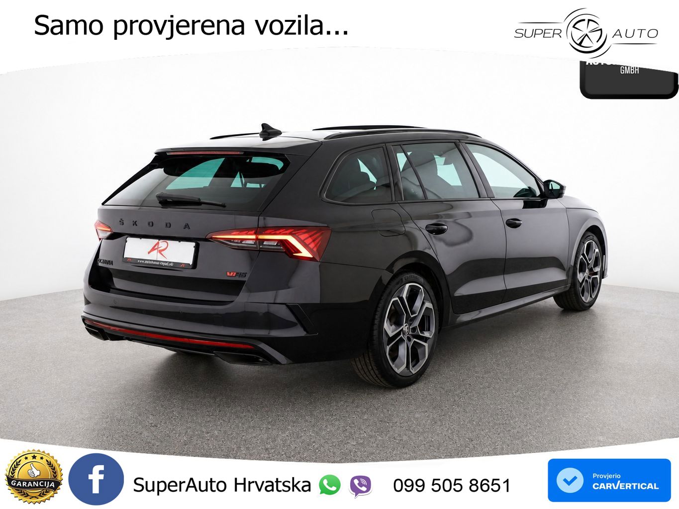 Škoda Octavia Combi RS 2.0 TSI (245 KS) DSG LED+GR SJED+ACC