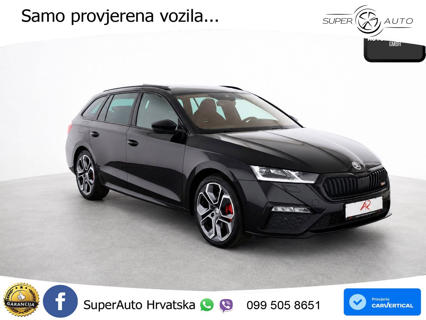 Škoda Octavia Combi RS 2.0 TSI (245 KS) DSG LED+GR SJED+ACC