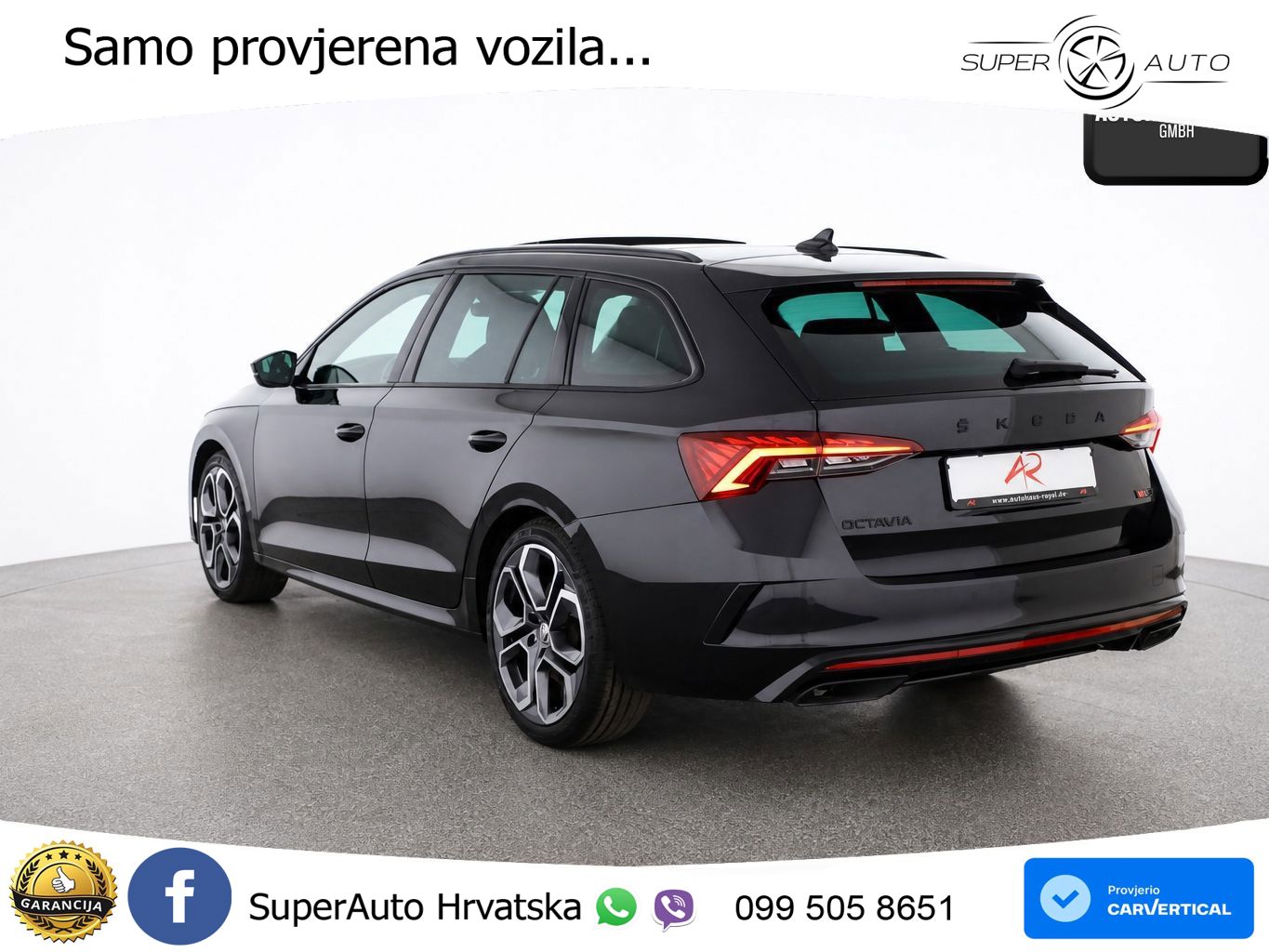 Škoda Octavia Combi RS 2.0 TSI (245 KS) DSG LED+GR SJED+ACC