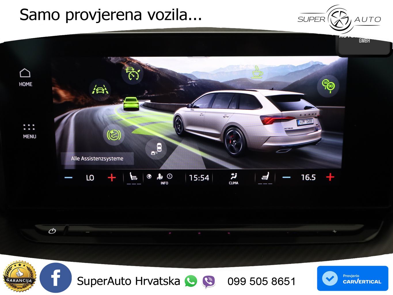Škoda Octavia Combi RS 2.0 TSI (245 KS) DSG LED+GR SJED+ACC