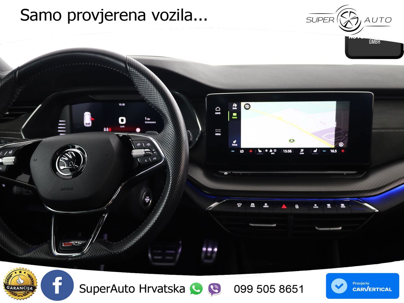 Škoda Octavia Combi RS 2.0 TSI (245 KS) DSG LED+GR SJED+ACC