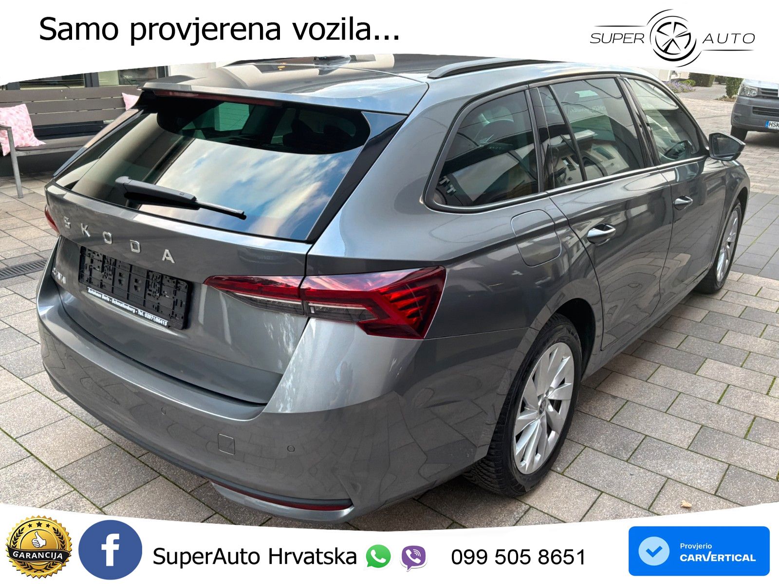 Škoda Octavia Combi 2.0 TDI (150 KS) DSG LED+GR SJED+ACC