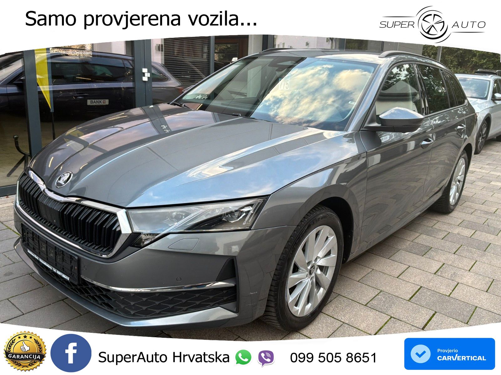 Škoda Octavia Combi 2.0 TDI (150 KS) DSG LED+GR SJED+ACC