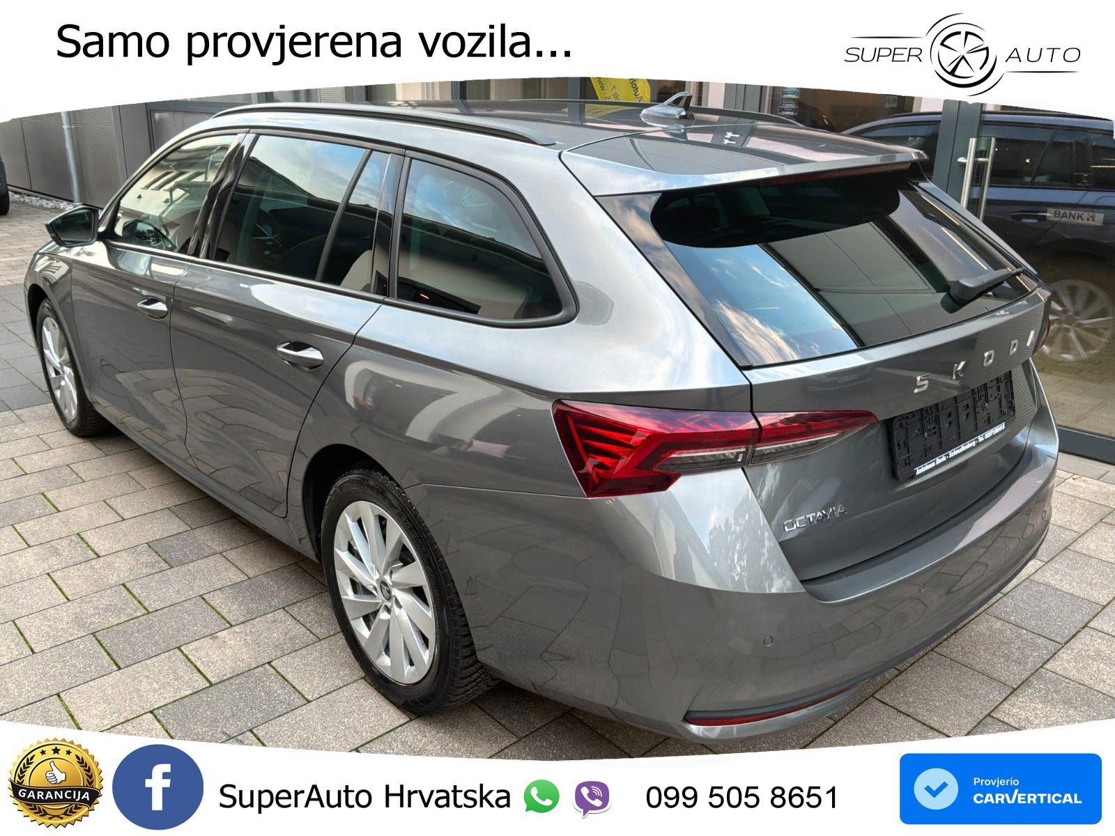 Škoda Octavia Combi 2.0 TDI (150 KS) DSG LED+GR SJED+ACC
