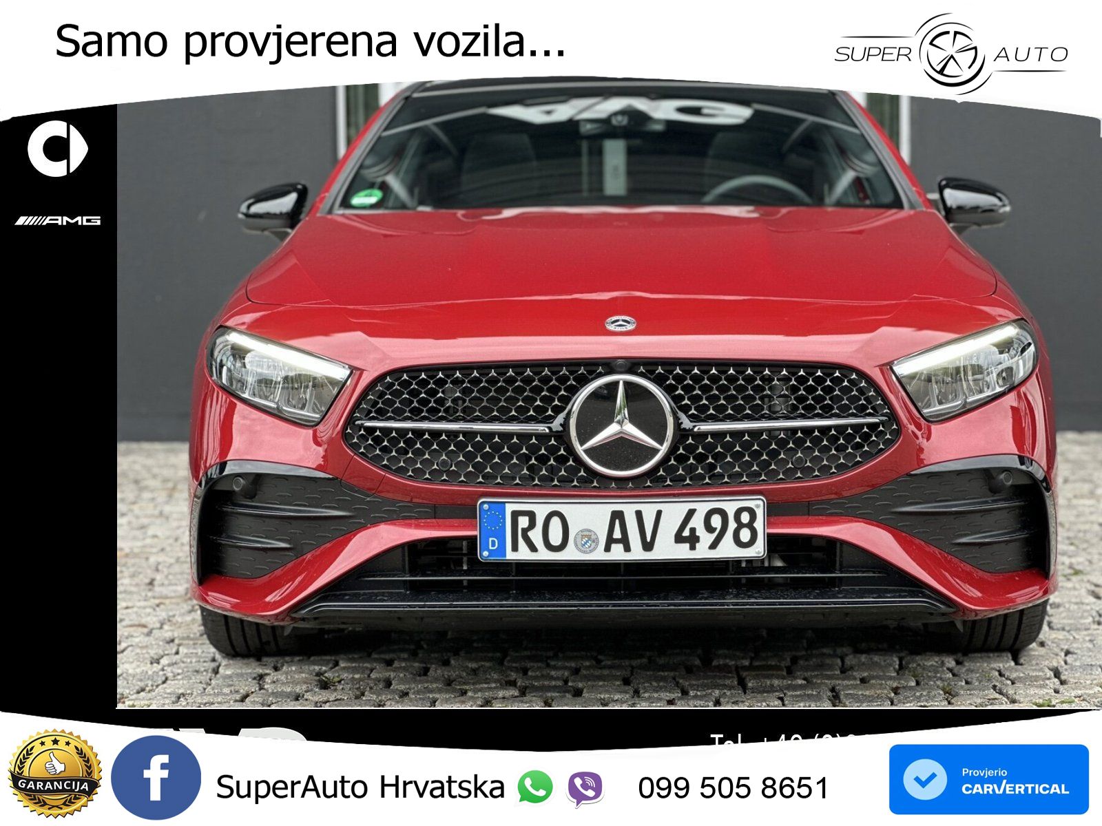 Mercedes-Benz A 200 7G-DCT AMG LED+GR SJED+ACC