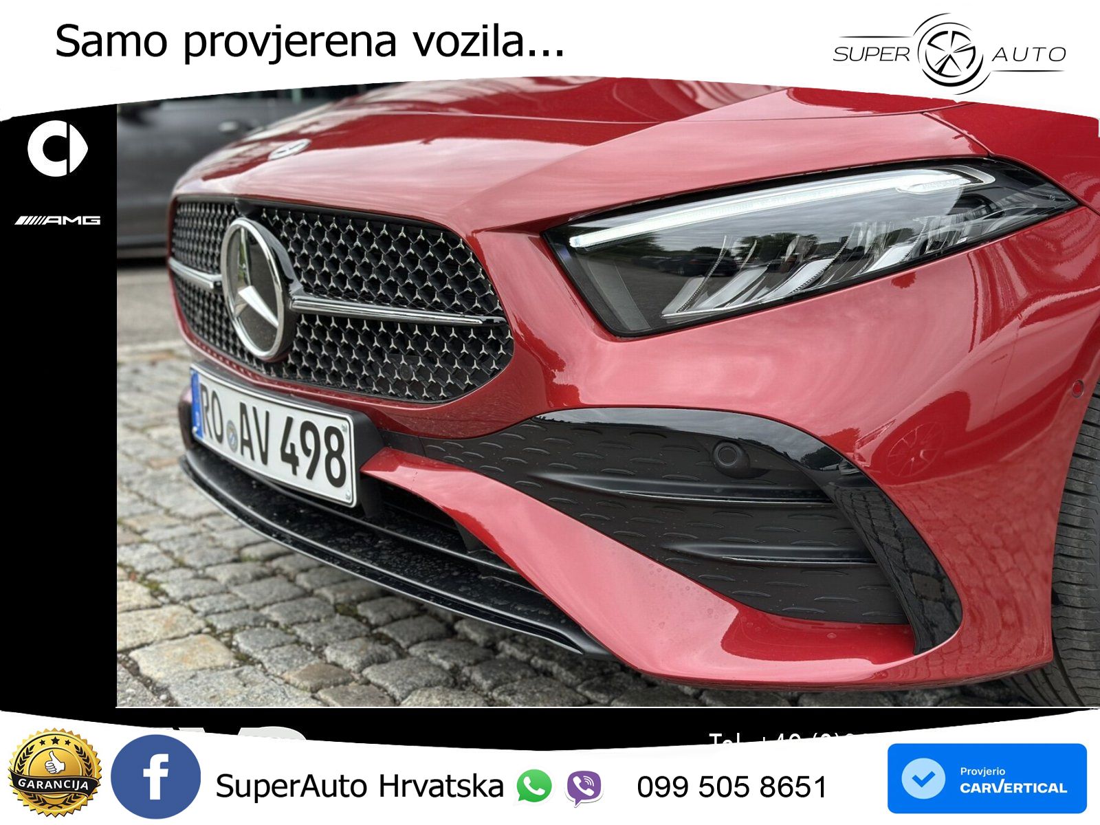 Mercedes-Benz A 200 7G-DCT AMG LED+GR SJED+ACC