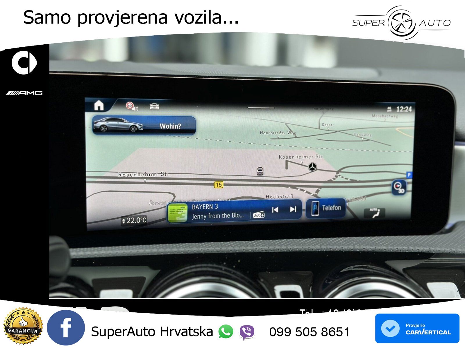 Mercedes-Benz A 200 7G-DCT AMG LED+GR SJED+ACC