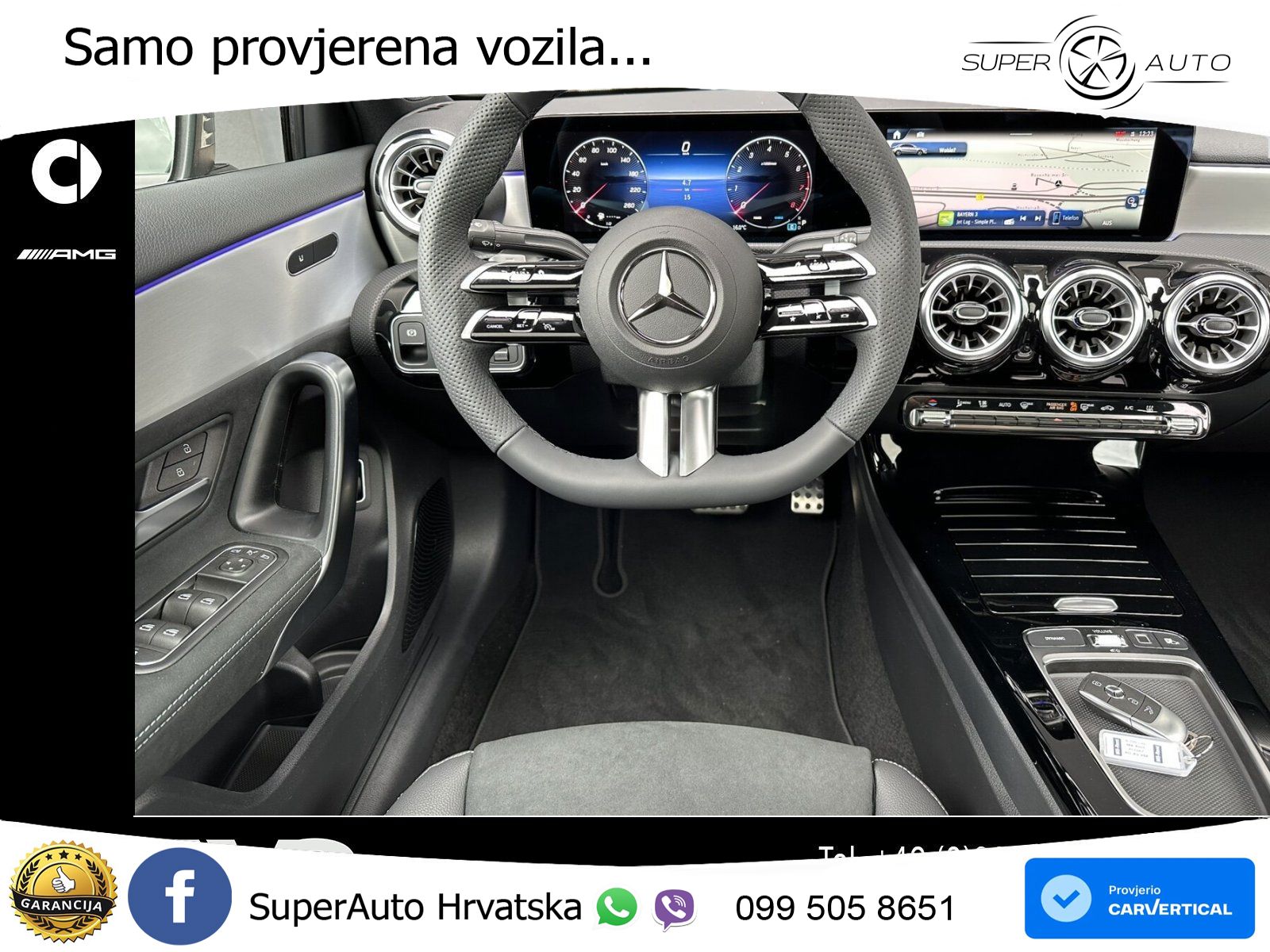 Mercedes-Benz A 200 7G-DCT AMG LED+GR SJED+ACC