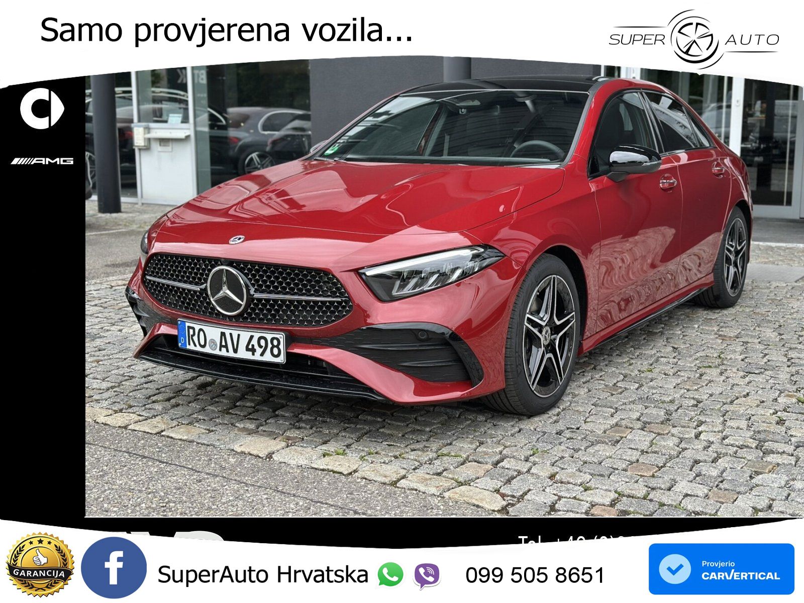 Mercedes-Benz A 200 7G-DCT AMG LED+GR SJED+ACC