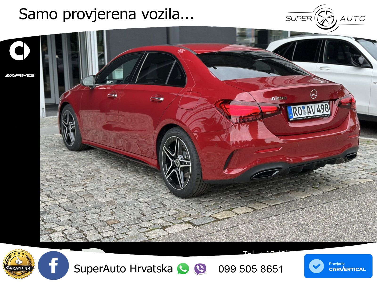 Mercedes-Benz A 200 7G-DCT AMG LED+GR SJED+ACC