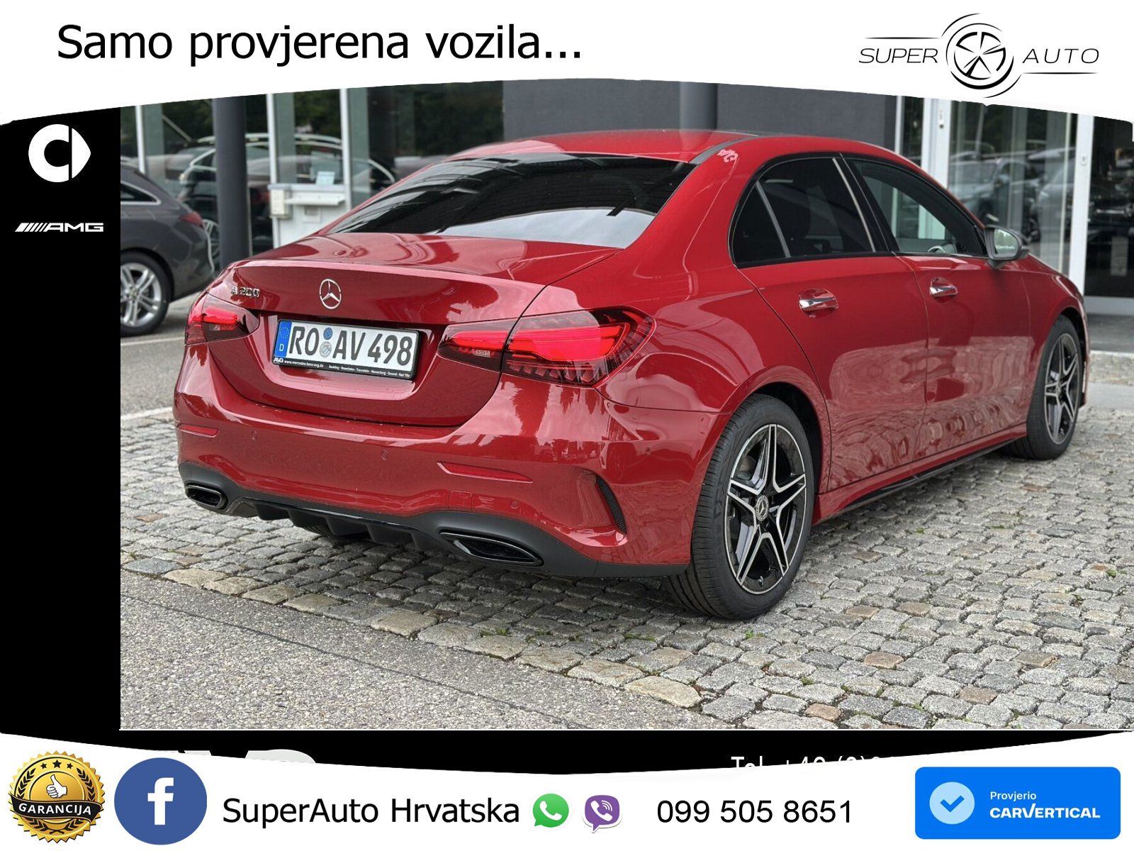 Mercedes-Benz A 200 7G-DCT AMG LED+GR SJED+ACC