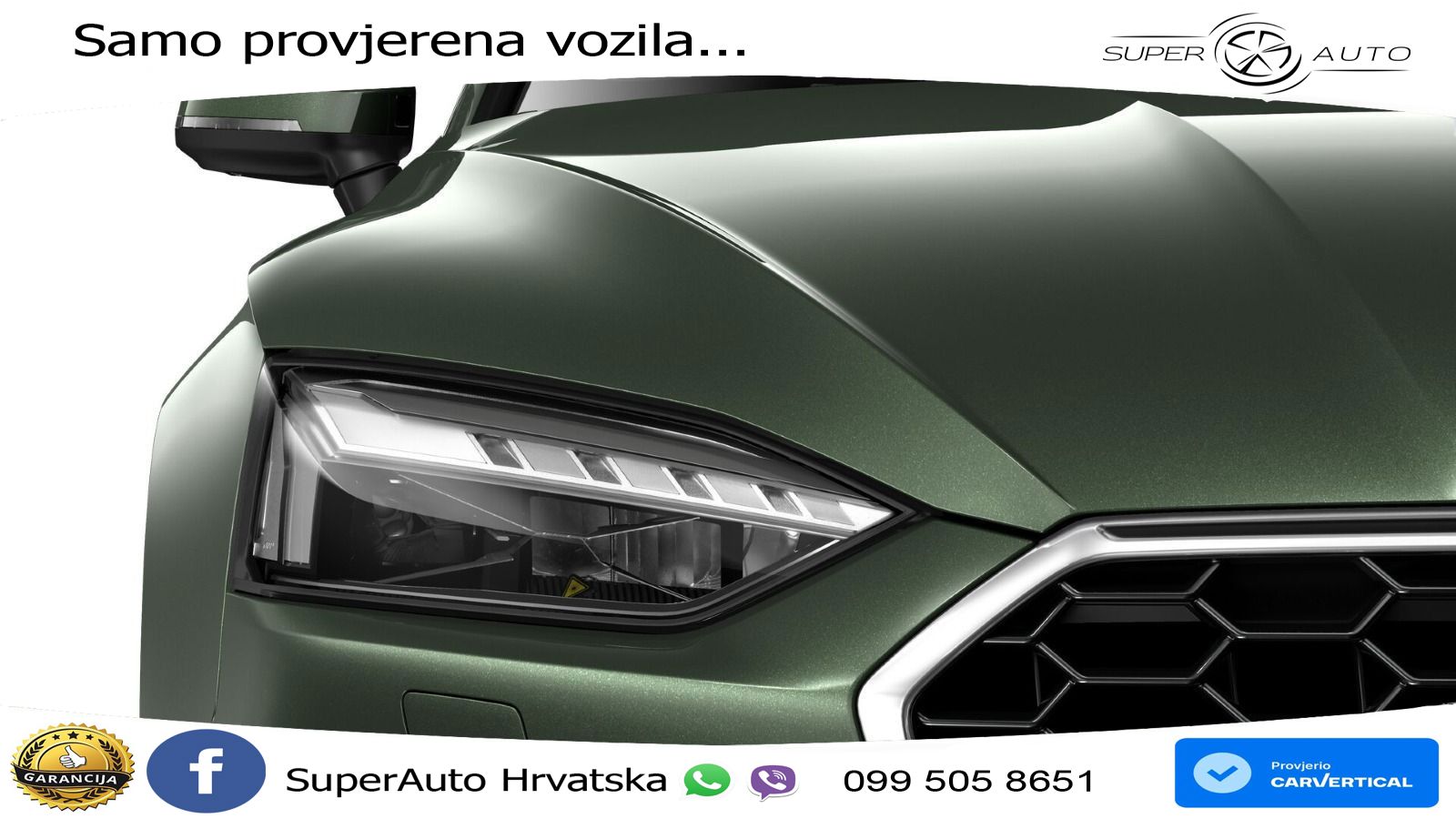 Audi A5 Sportback  40 TFSI (204 KS) S tronic S line LED+GR SJED+ACC