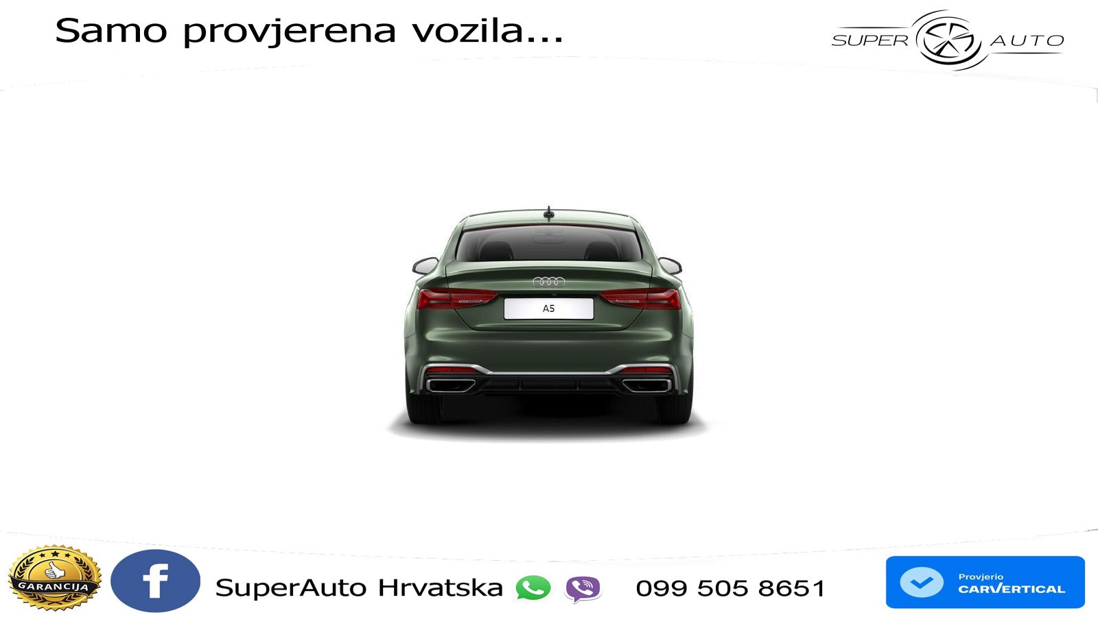 Audi A5 Sportback  40 TFSI (204 KS) S tronic S line LED+GR SJED+ACC