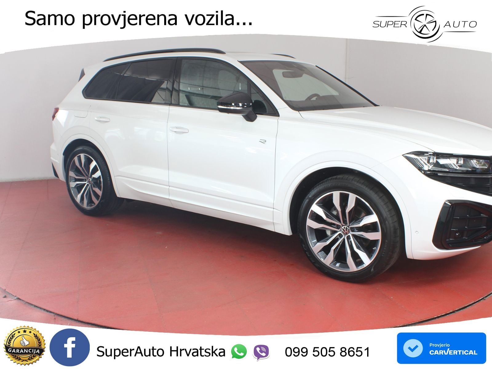 Volkswagen Touareg 3.0 V6 TDI (286 KS) 4MOTION Tiptronic R-Line ZRAČNI+ACC+GR SJED+KAM+PANO
