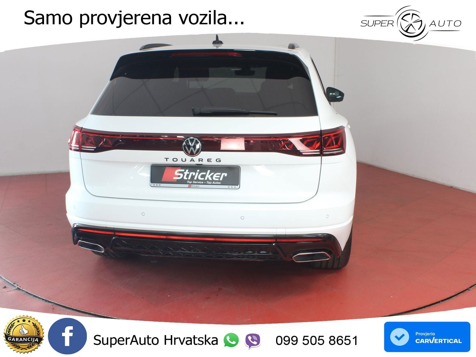 Volkswagen Touareg 3.0 V6 TDI (286 KS) 4MOTION Tiptronic R-Line ZRAČNI+ACC+GR SJED+KAM+PANO