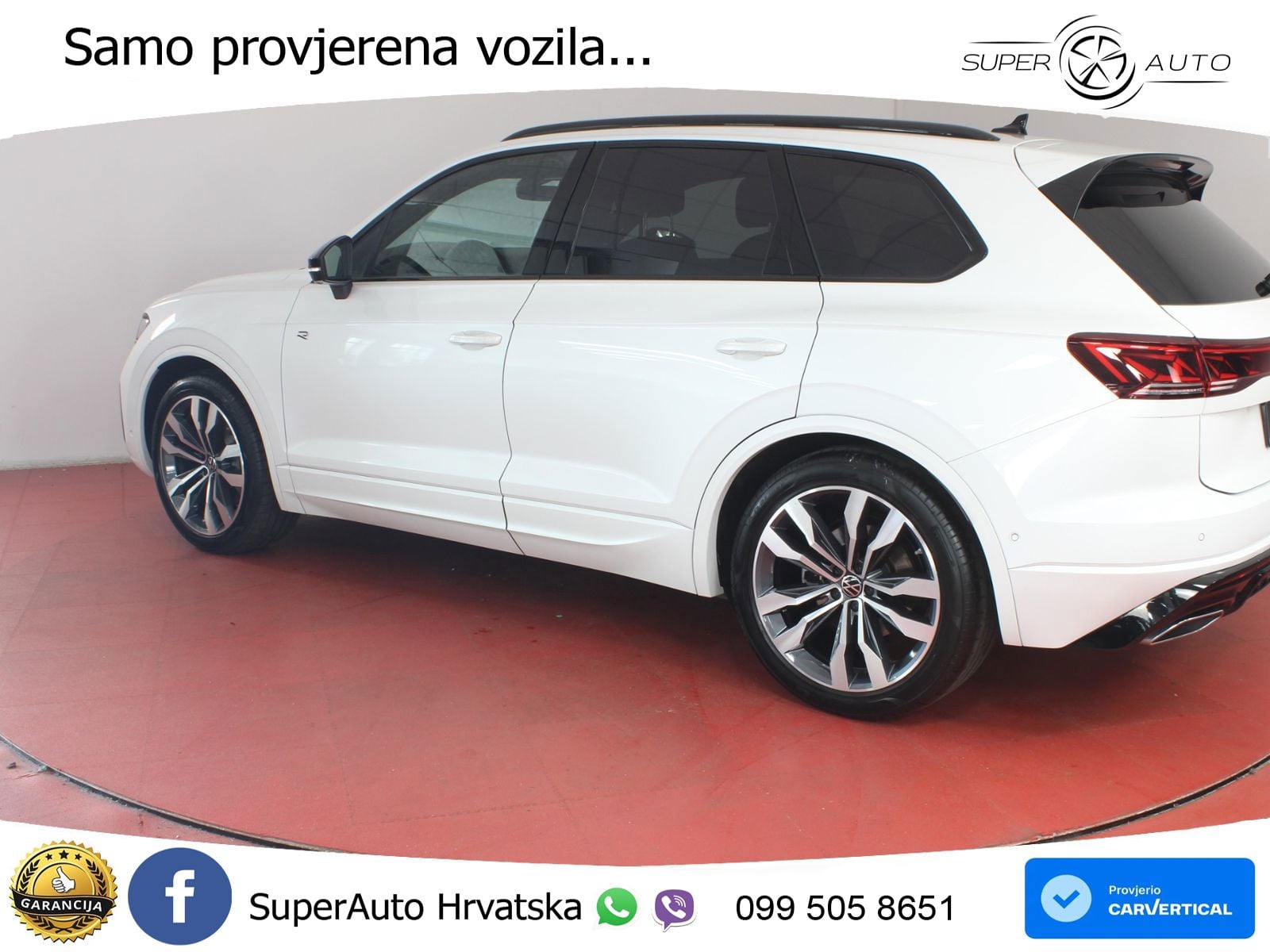 Volkswagen Touareg 3.0 V6 TDI (286 KS) 4MOTION Tiptronic R-Line ZRAČNI+ACC+GR SJED+KAM+PANO
