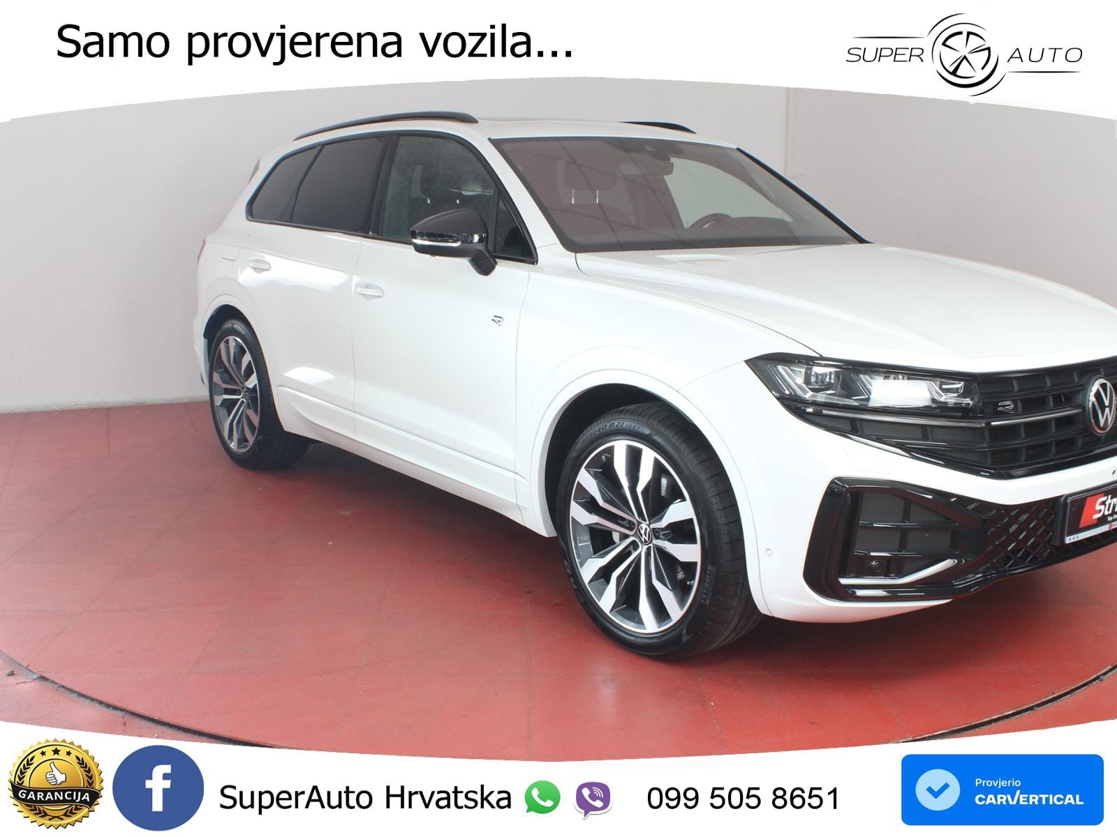 Volkswagen Touareg 3.0 V6 TDI (286 KS) 4MOTION Tiptronic R-Line ZRAČNI+ACC+GR SJED+KAM+PANO