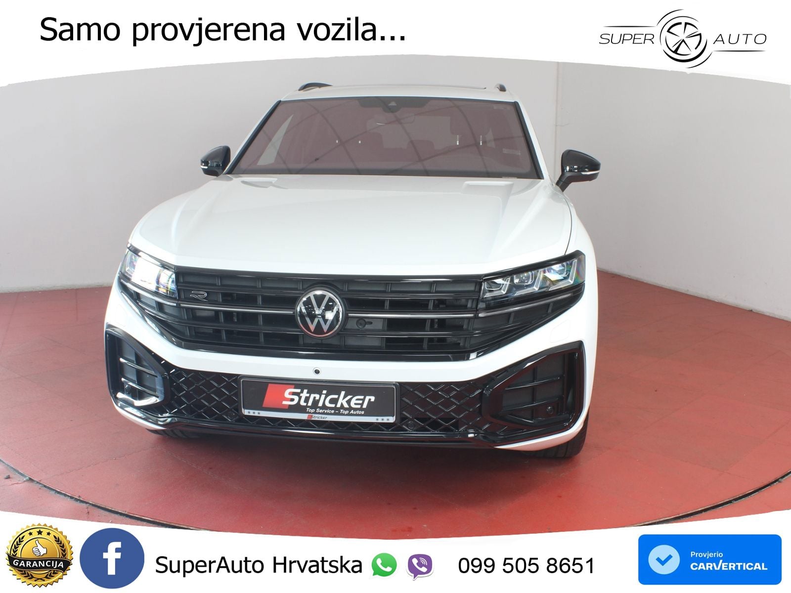 Volkswagen Touareg 3.0 V6 TDI (286 KS) 4MOTION Tiptronic R-Line ZRAČNI+ACC+GR SJED+KAM+PANO