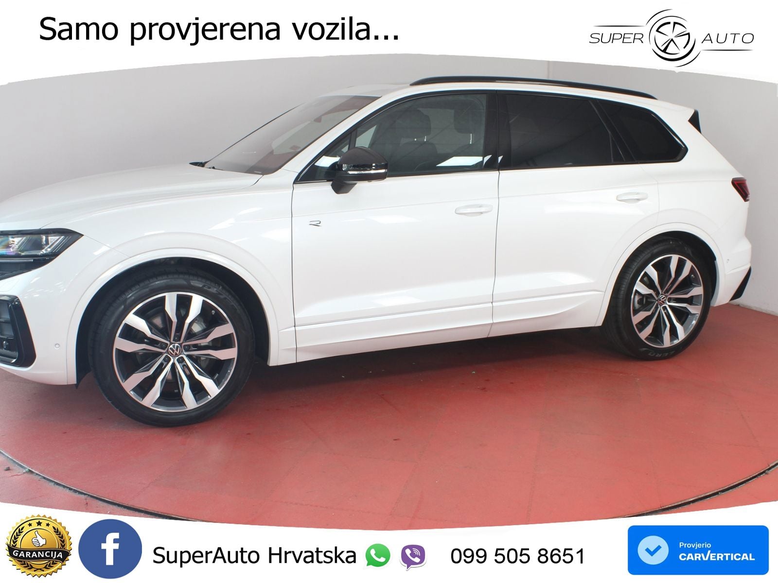 Volkswagen Touareg 3.0 V6 TDI (286 KS) 4MOTION Tiptronic R-Line ZRAČNI+ACC+GR SJED+KAM+PANO