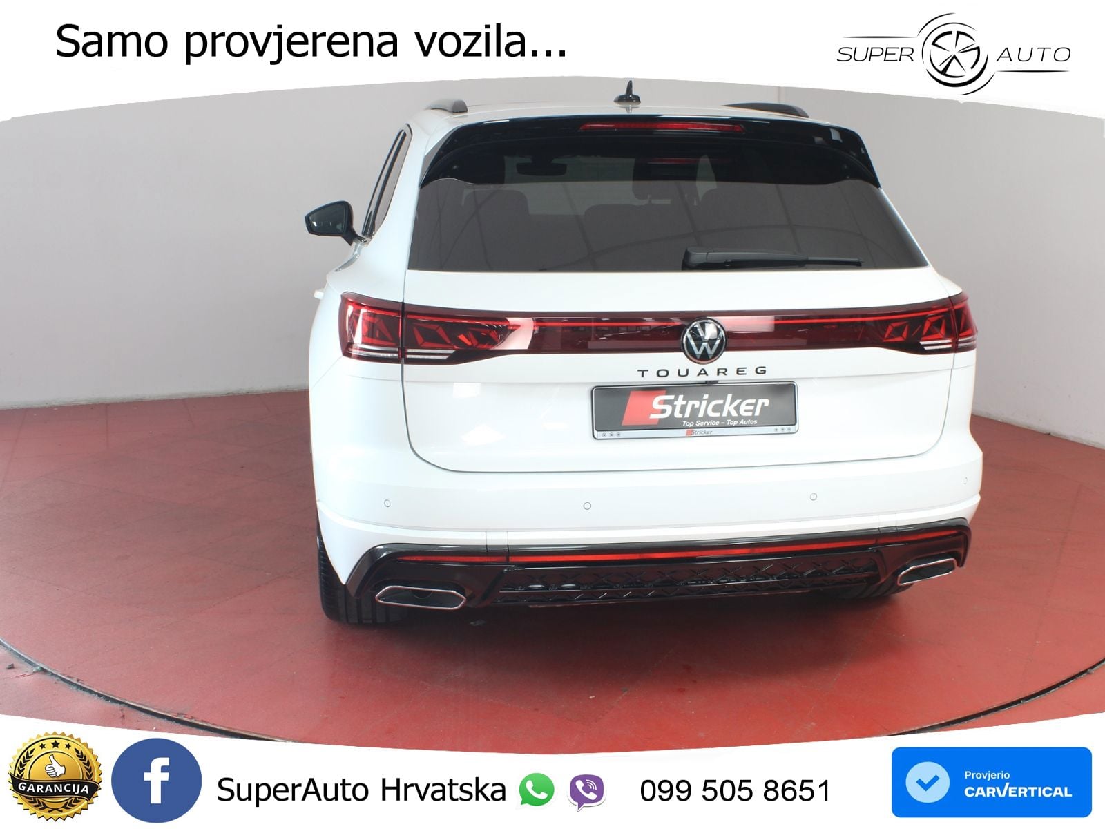 Volkswagen Touareg 3.0 V6 TDI (286 KS) 4MOTION Tiptronic R-Line ZRAČNI+ACC+GR SJED+KAM+PANO