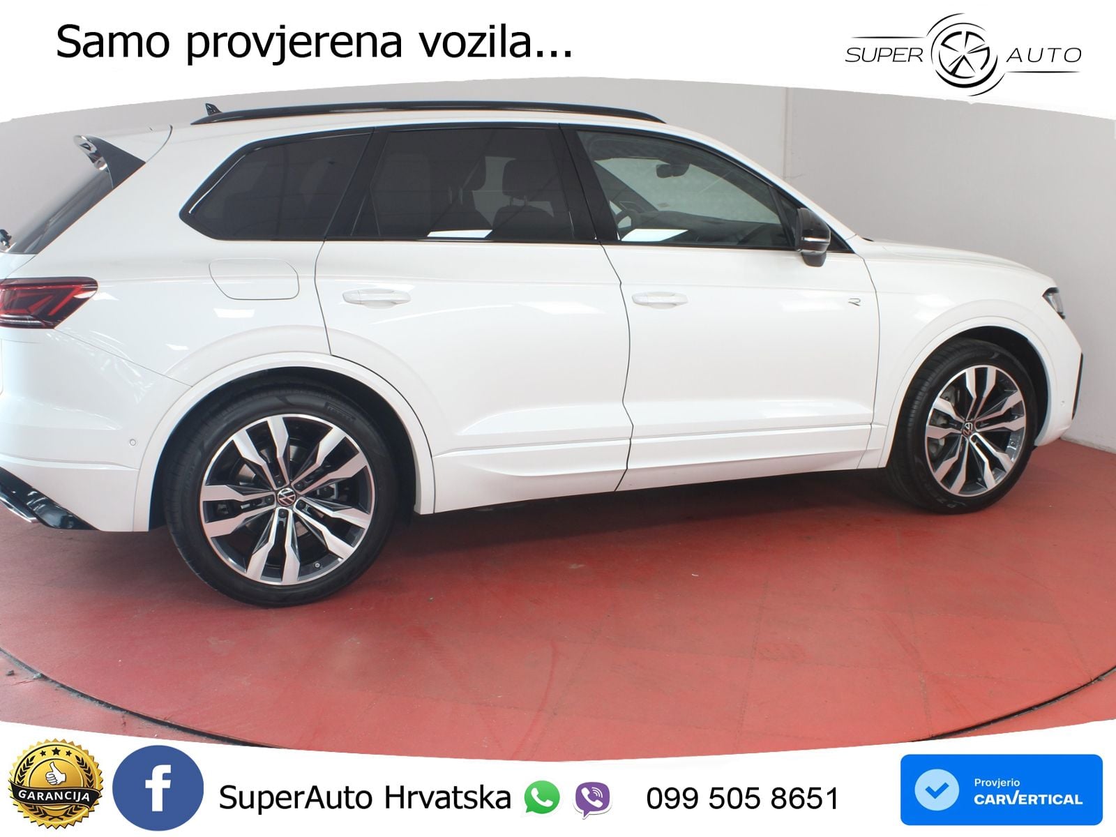 Volkswagen Touareg 3.0 V6 TDI (286 KS) 4MOTION Tiptronic R-Line ZRAČNI+ACC+GR SJED+KAM+PANO