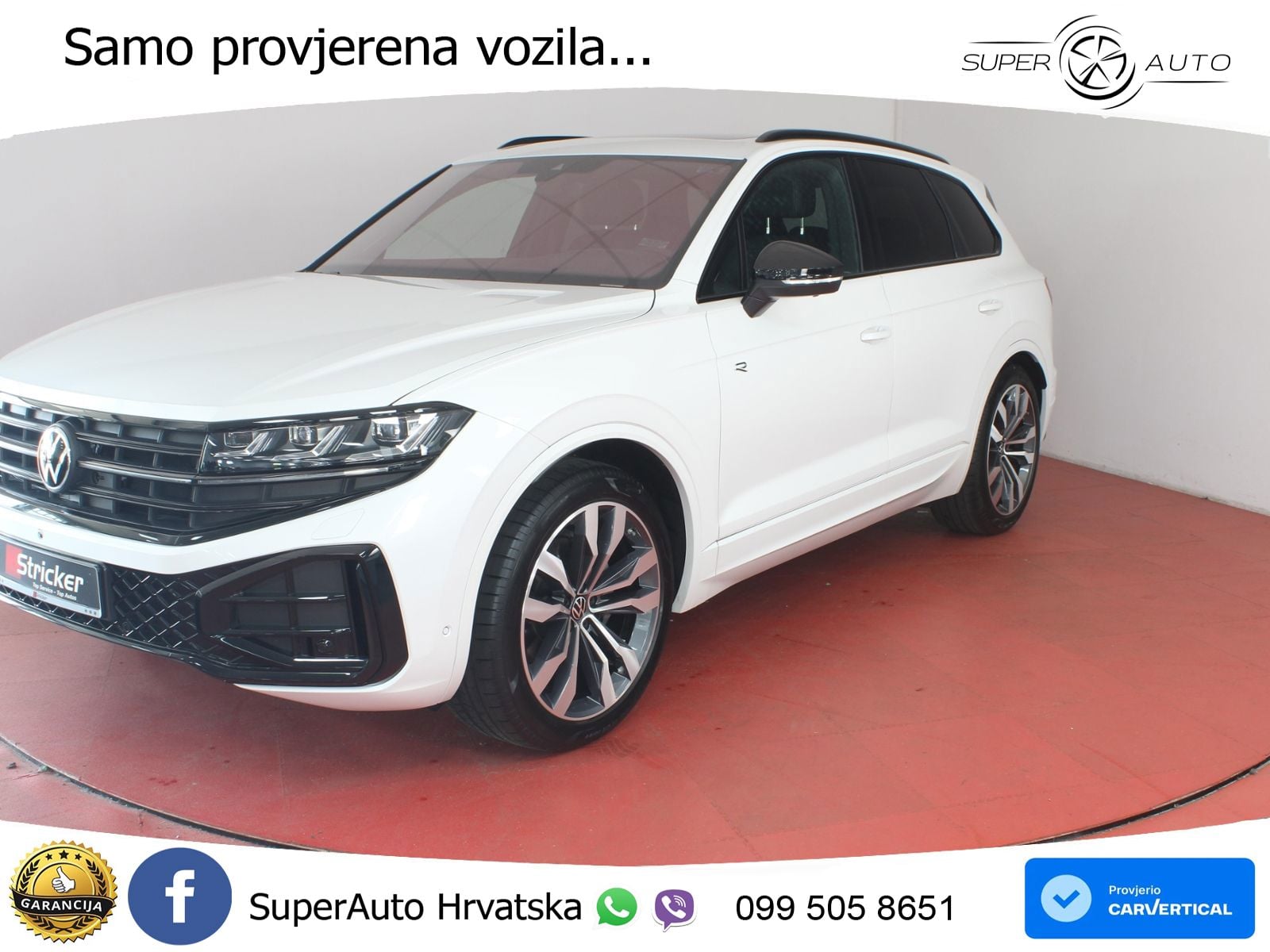 Volkswagen Touareg 3.0 V6 TDI (286 KS) 4MOTION Tiptronic R-Line ZRAČNI+ACC+GR SJED+KAM+PANO