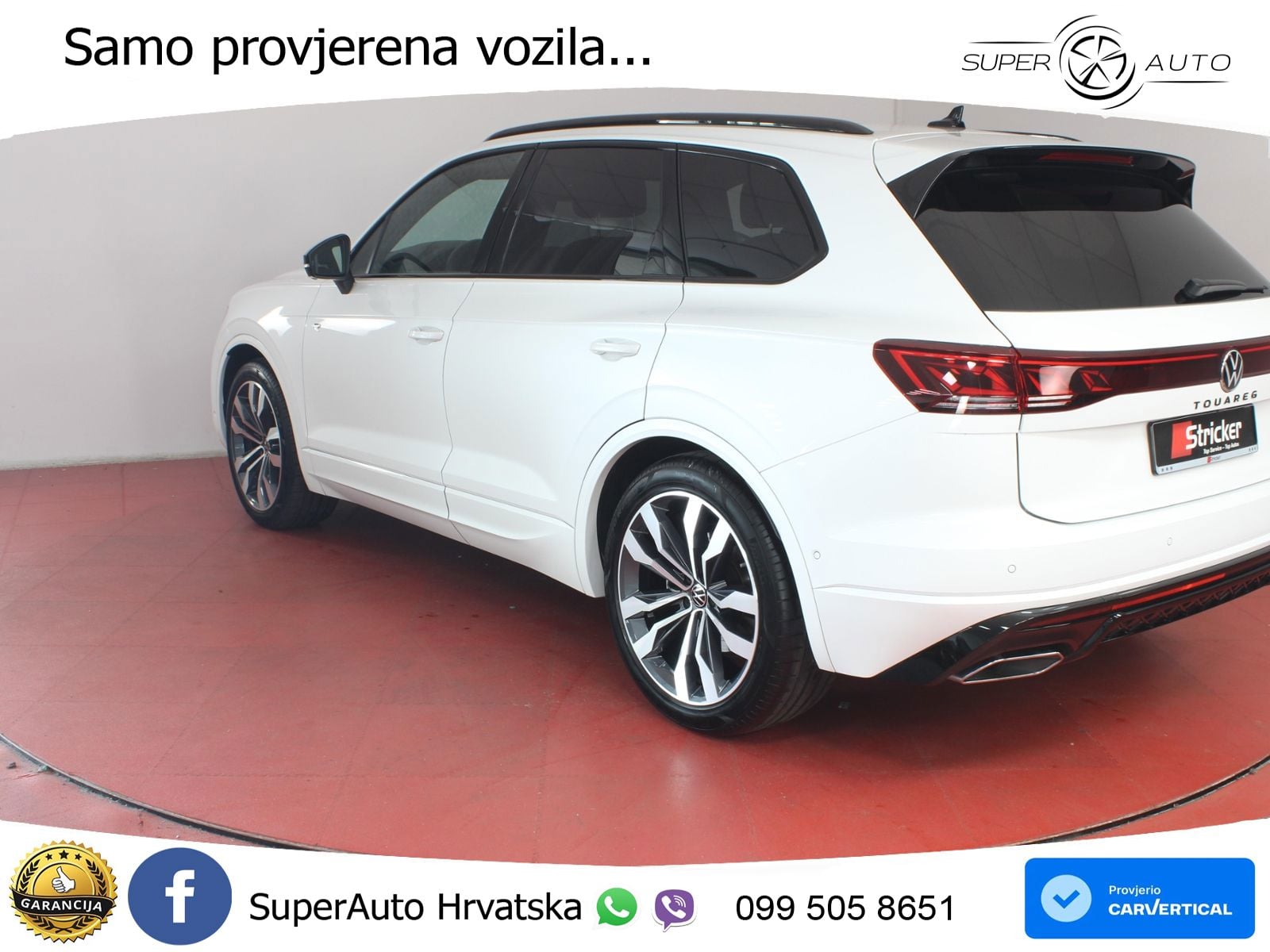 Volkswagen Touareg 3.0 V6 TDI (286 KS) 4MOTION Tiptronic R-Line ZRAČNI+ACC+GR SJED+KAM+PANO