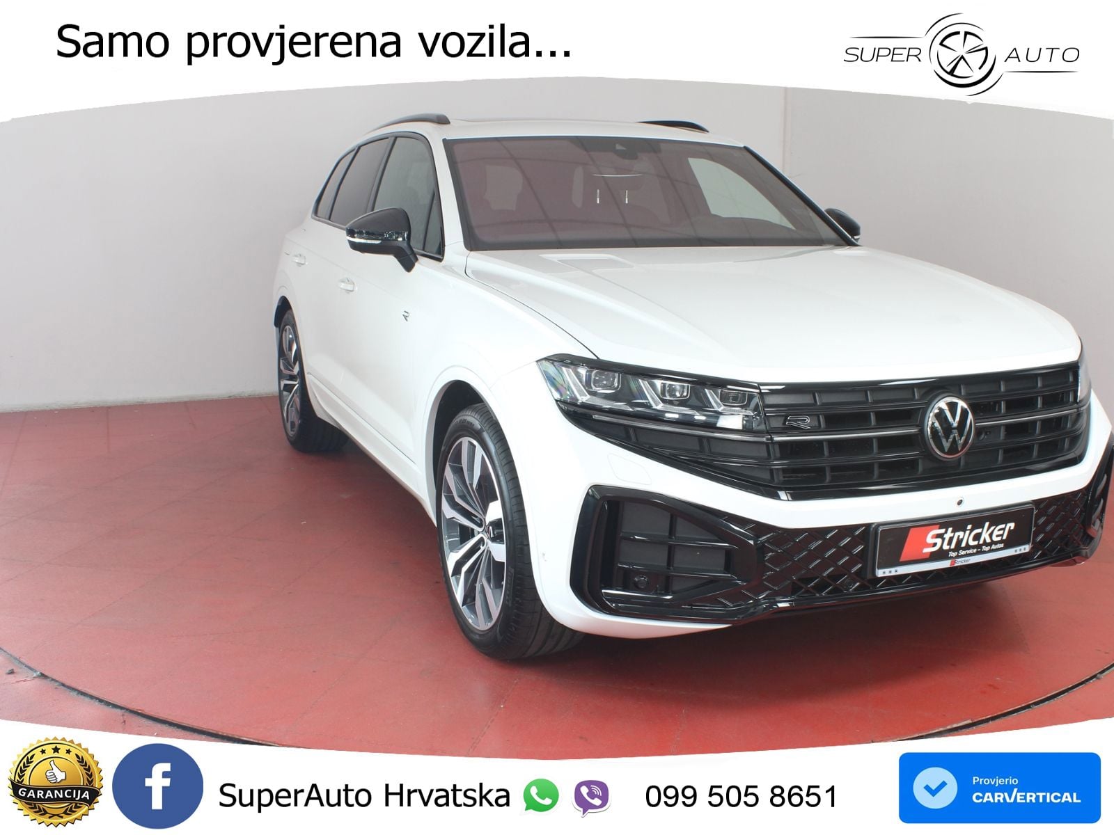 Volkswagen Touareg 3.0 V6 TDI (286 KS) 4MOTION Tiptronic R-Line ZRAČNI+ACC+GR SJED+KAM+PANO