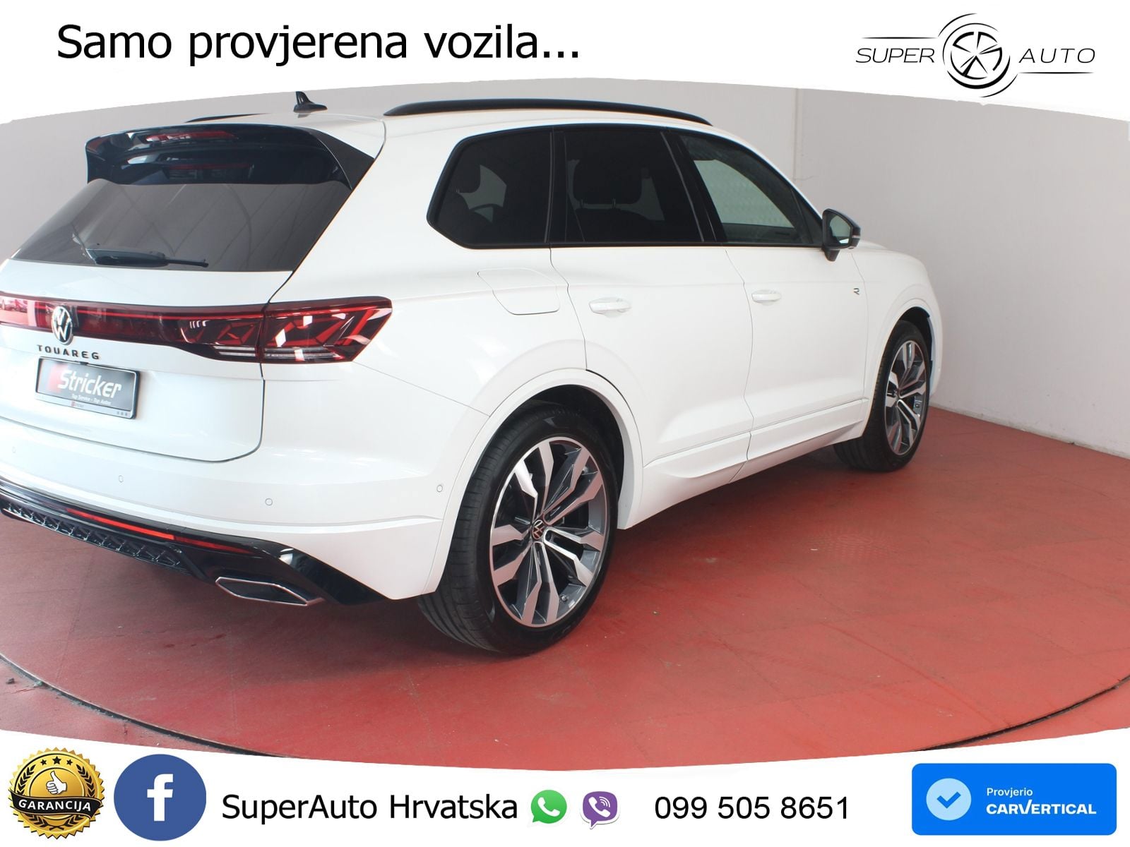 Volkswagen Touareg 3.0 V6 TDI (286 KS) 4MOTION Tiptronic R-Line ZRAČNI+ACC+GR SJED+KAM+PANO
