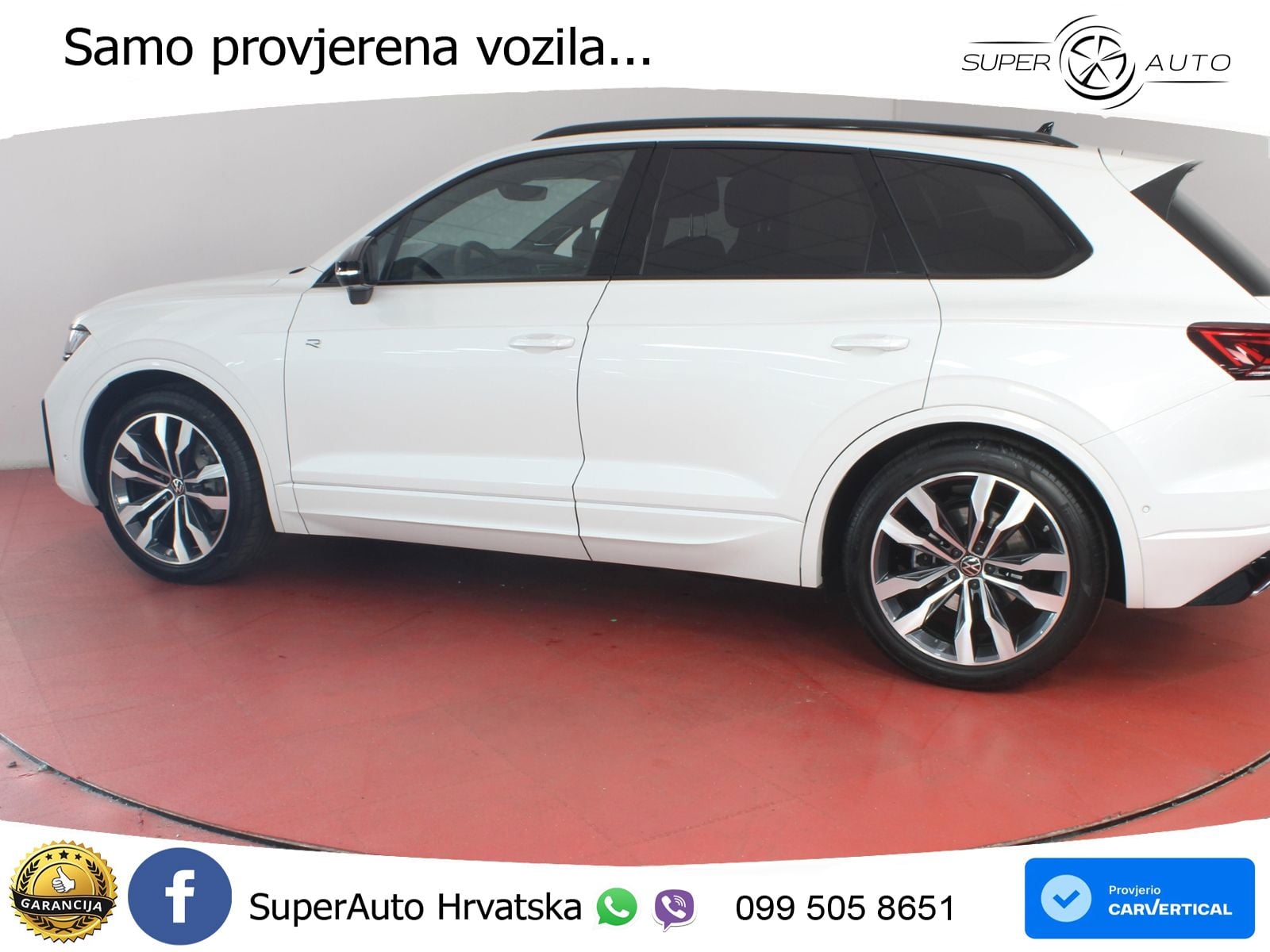 Volkswagen Touareg 3.0 V6 TDI (286 KS) 4MOTION Tiptronic R-Line ZRAČNI+ACC+GR SJED+KAM+PANO