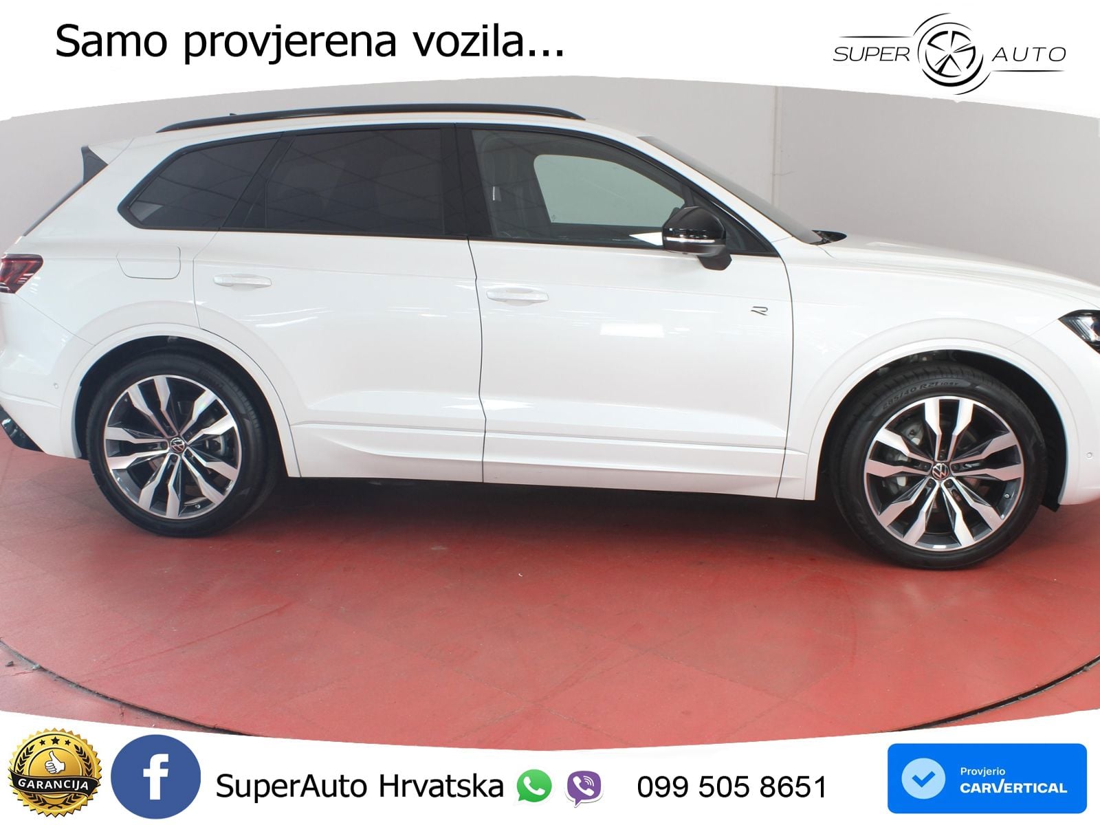 Volkswagen Touareg 3.0 V6 TDI (286 KS) 4MOTION Tiptronic R-Line ZRAČNI+ACC+GR SJED+KAM+PANO