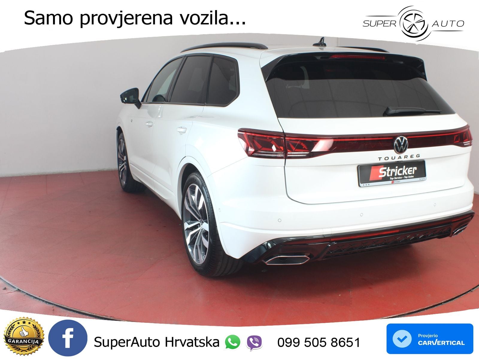 Volkswagen Touareg 3.0 V6 TDI (286 KS) 4MOTION Tiptronic R-Line ZRAČNI+ACC+GR SJED+KAM+PANO