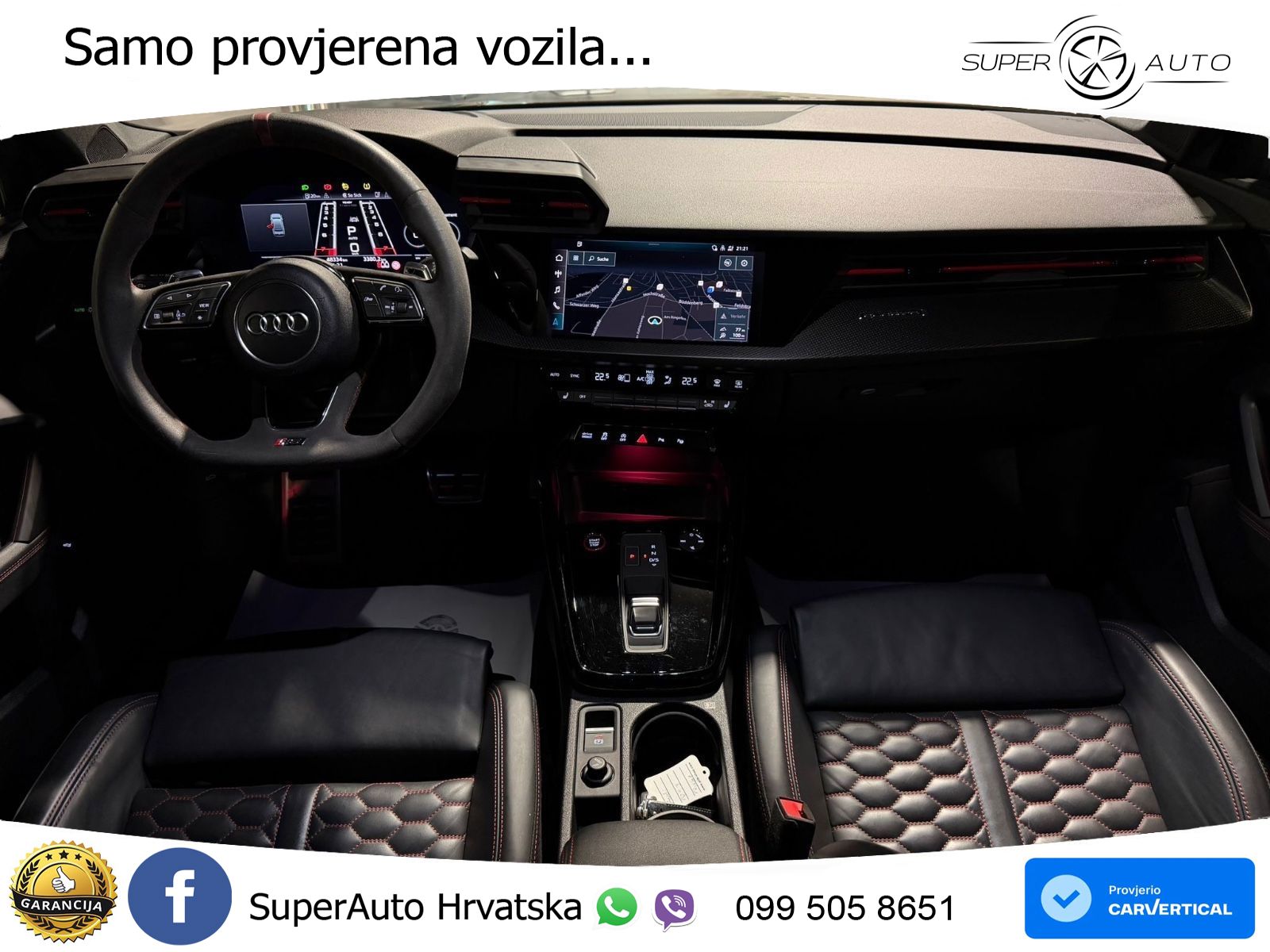 Audi RS3 Sportback 2.5 TFSI (400 KS) quattro S tronic MATRIX+GR SJED+KAM